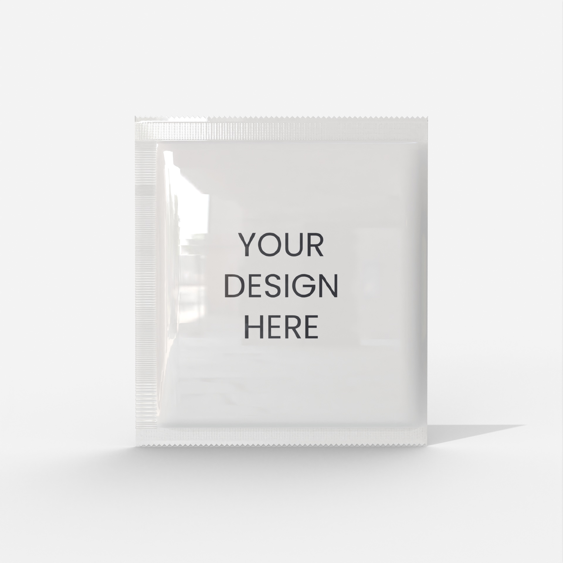 Sachet packaging — Glossy plastic