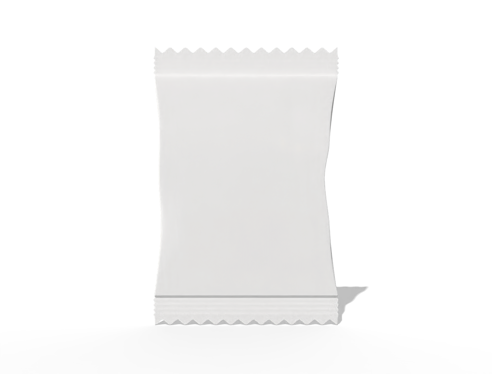 Sachet packaging — Glossy plastic