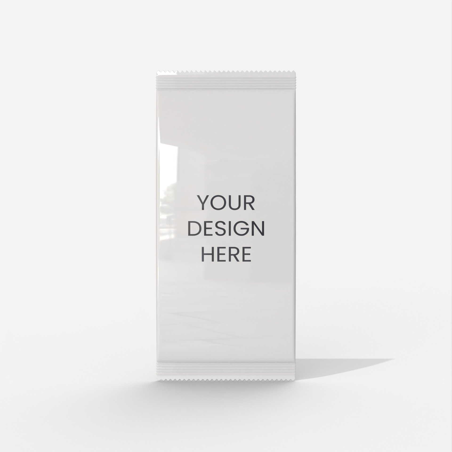 Sachet packaging — Glossy plastic