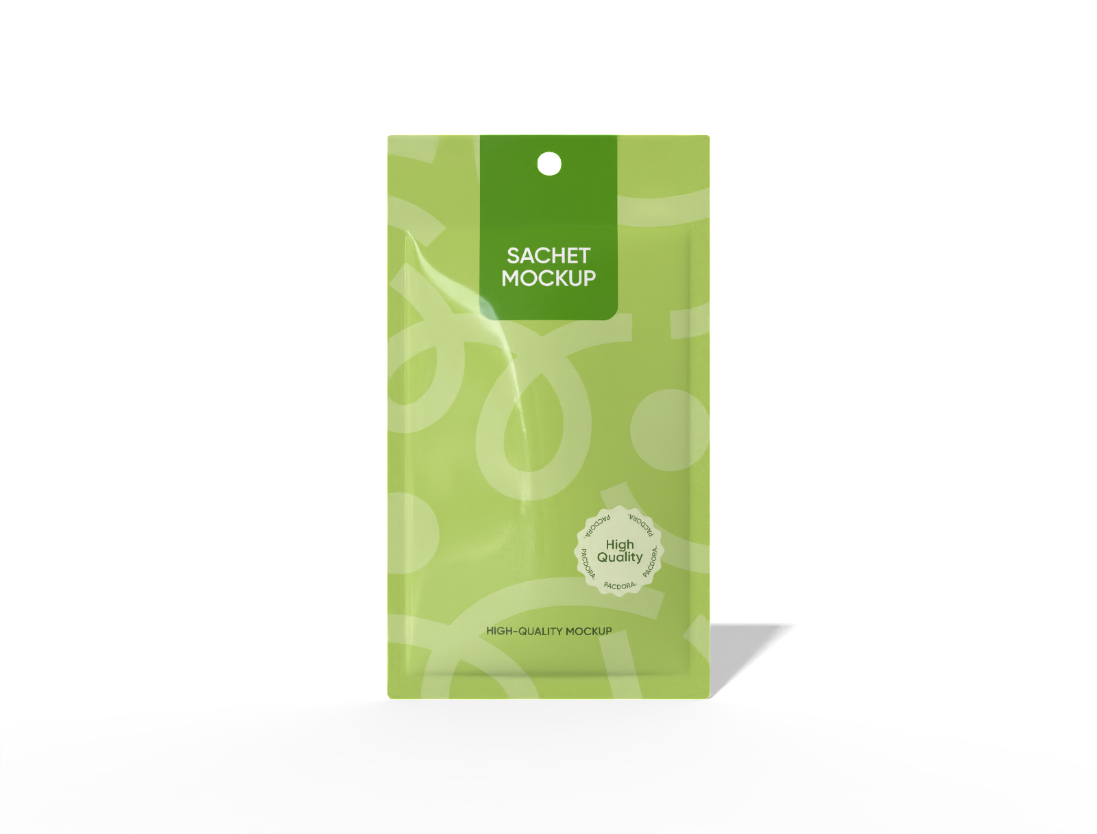 Sachet packaging — Glossy plastic