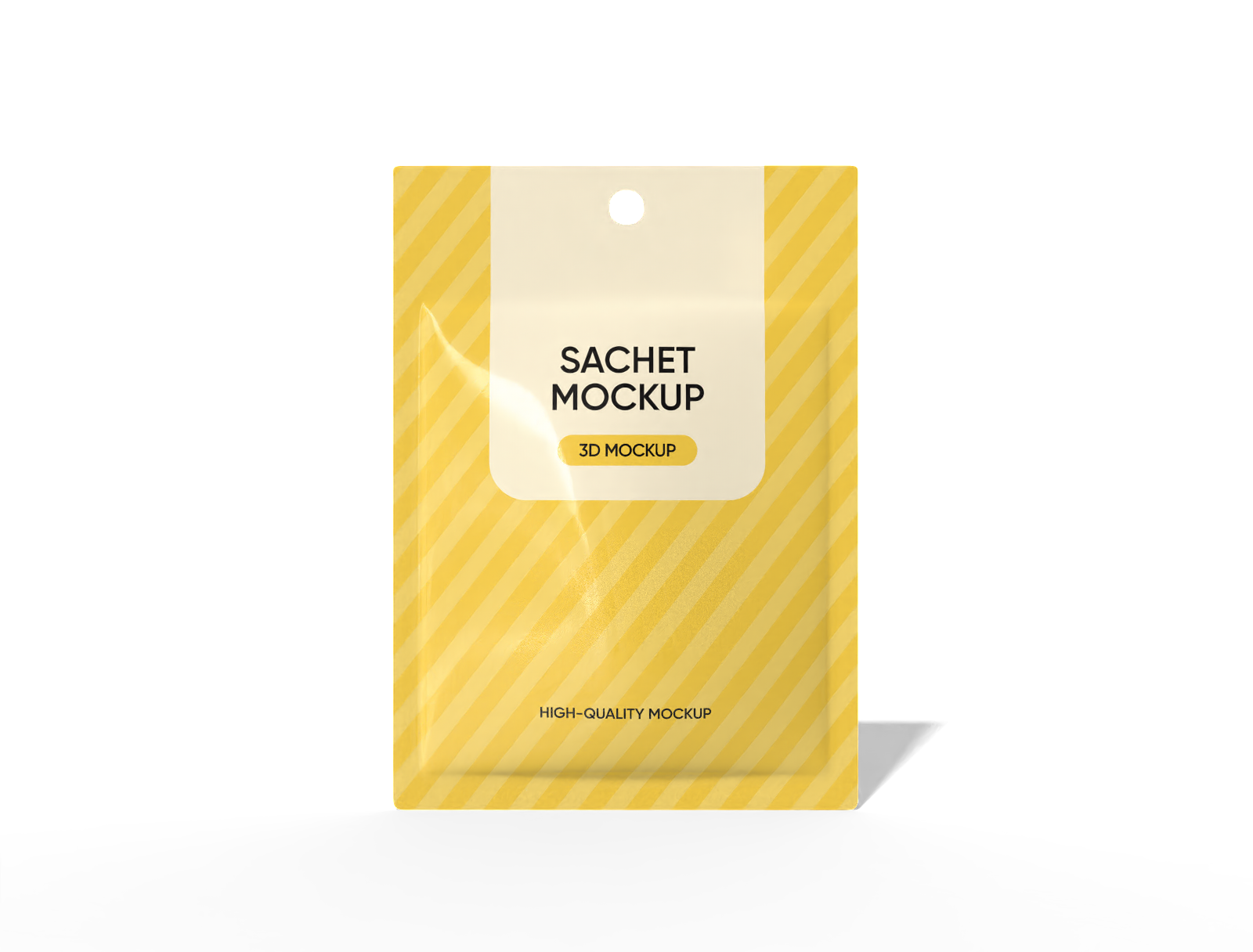 Sachet packaging — Glossy plastic