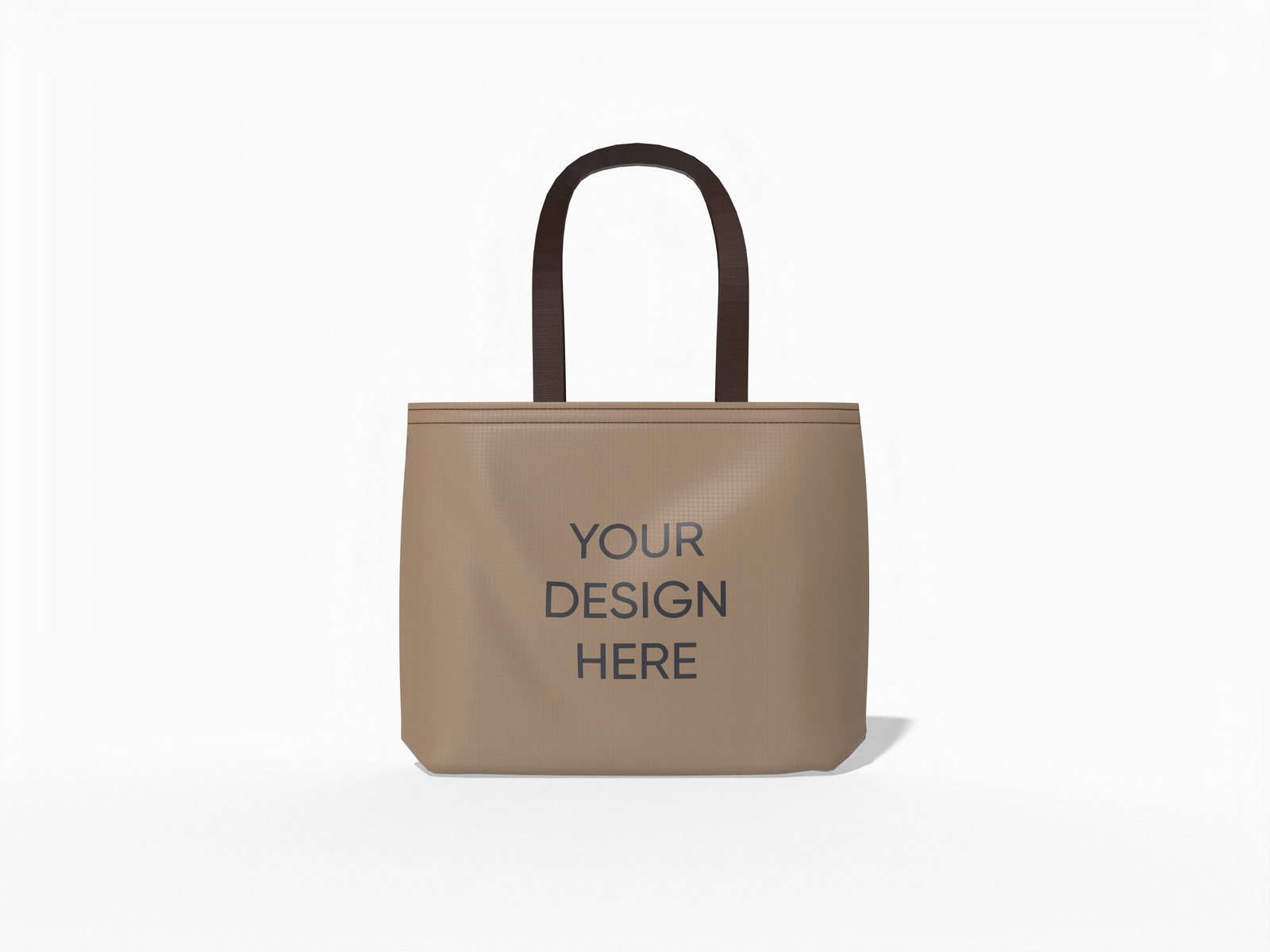 Oversized shopping bag — Matte plastic