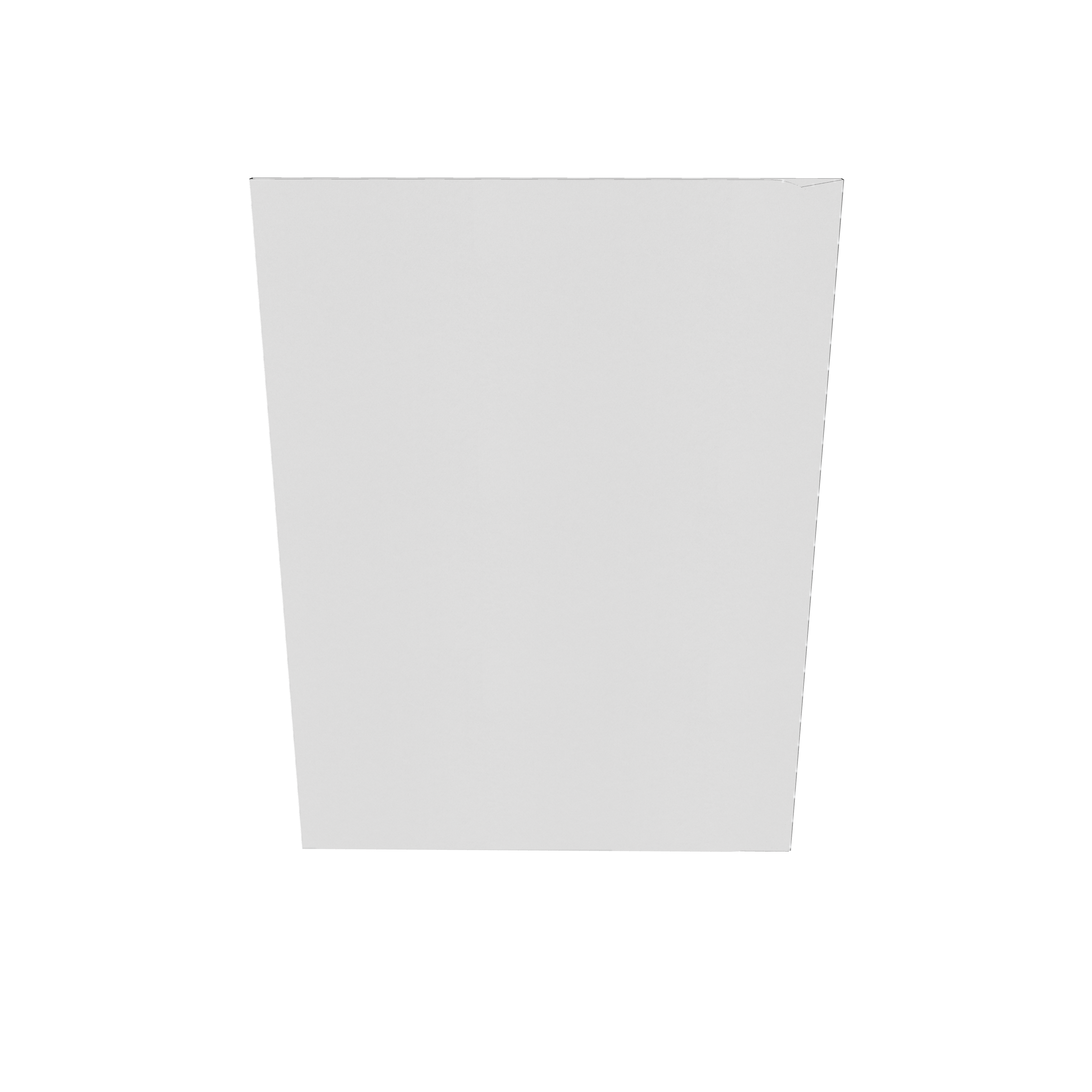 Presentation folder — White paperboard