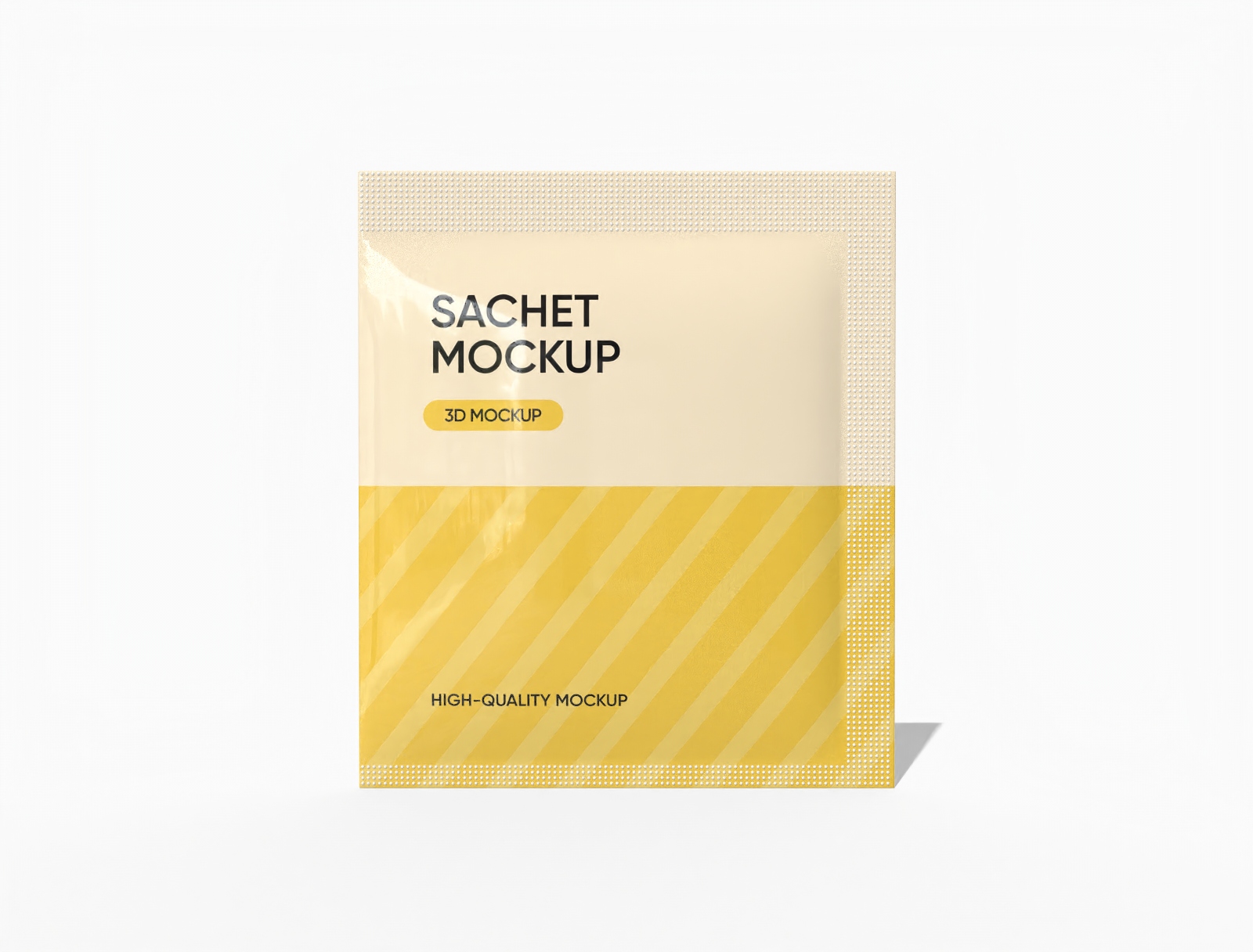 Sachet packaging — Glossy plastic