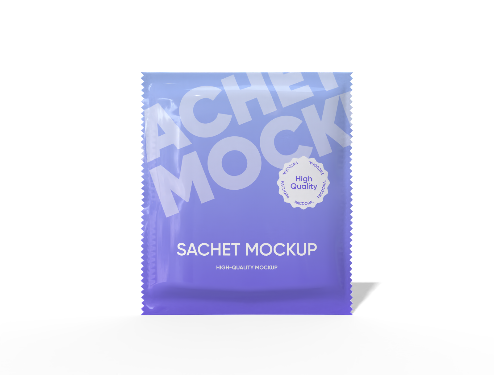 Stick sachet packaging — Glossy plastic