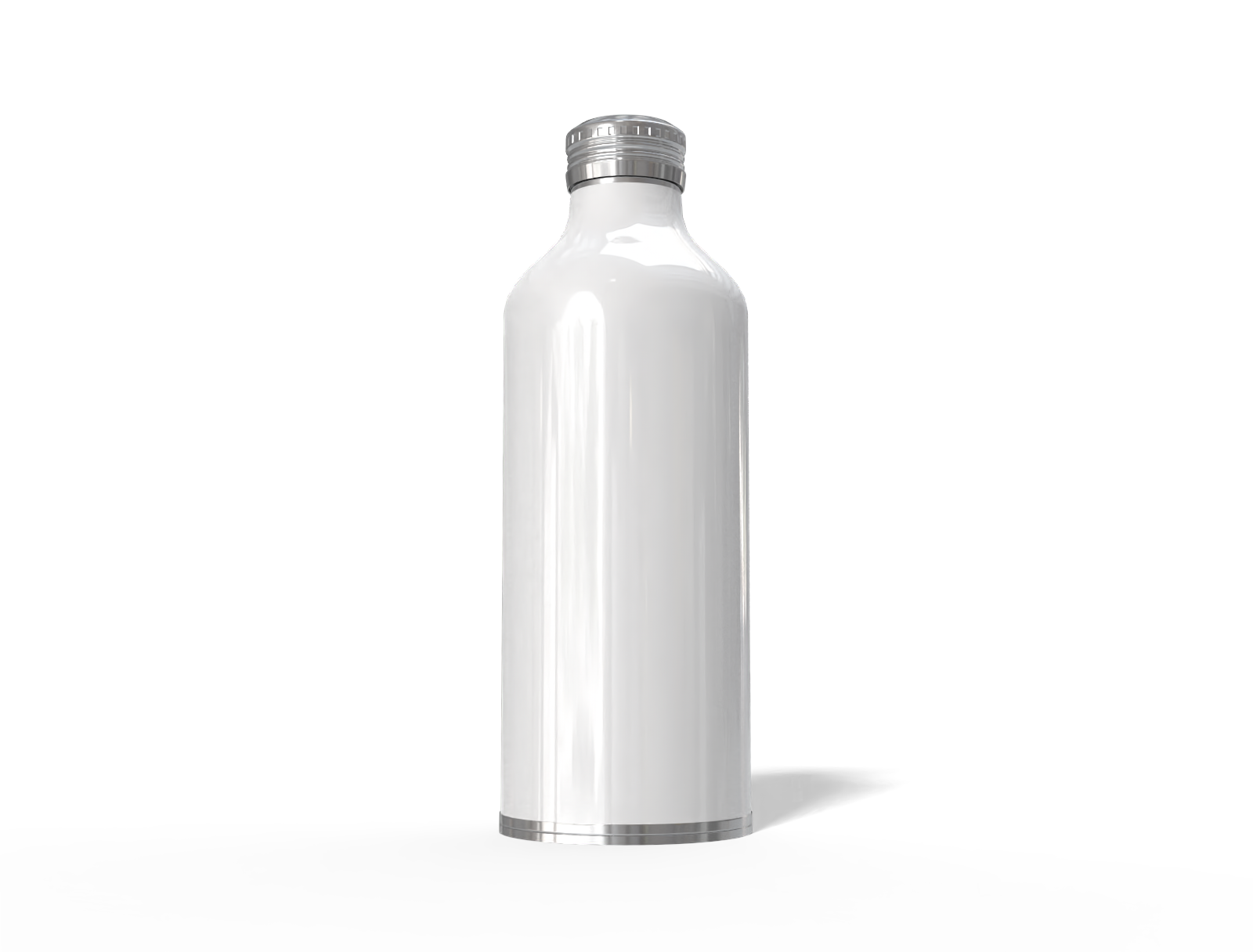 Beer bottle tin bottle — Glossy metal