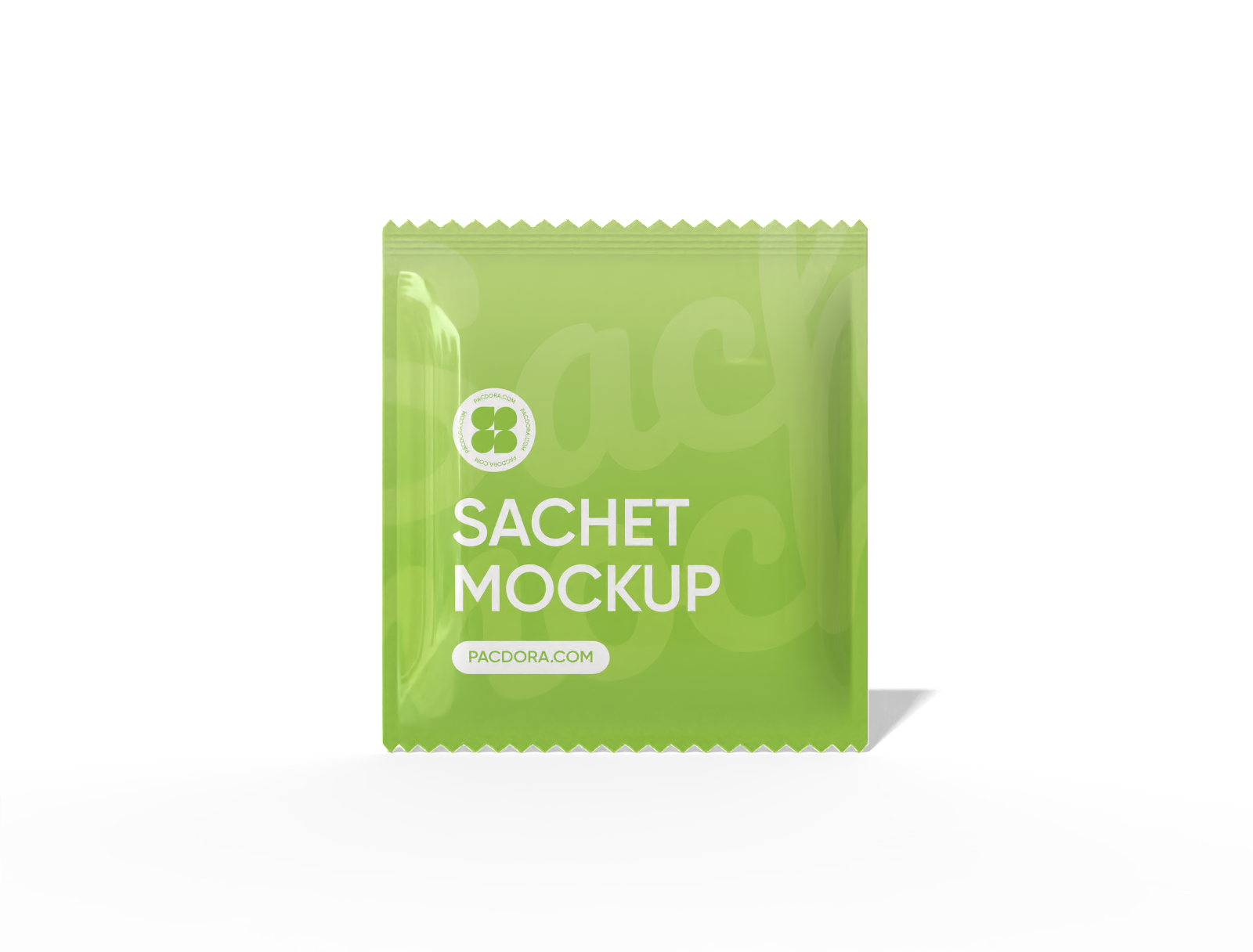 Sachet packaging — Glossy plastic