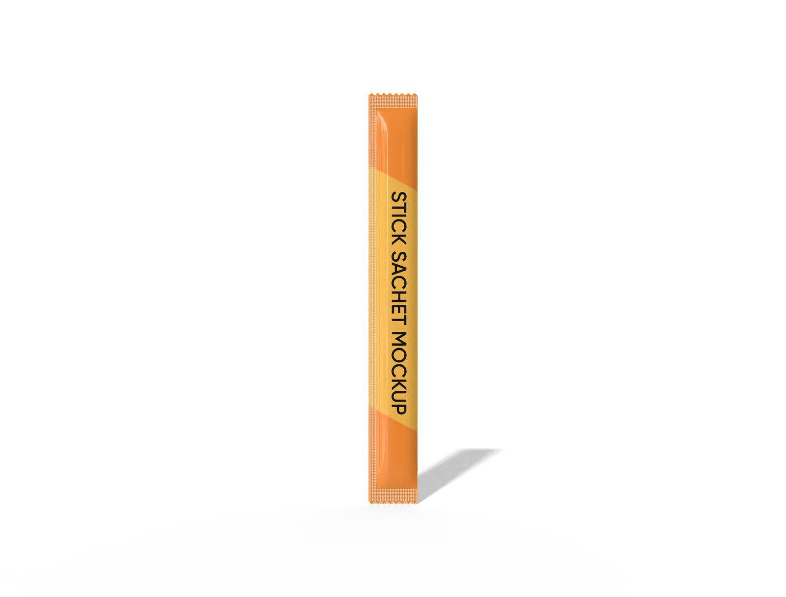 Stick sachet packaging — Glossy plastic
