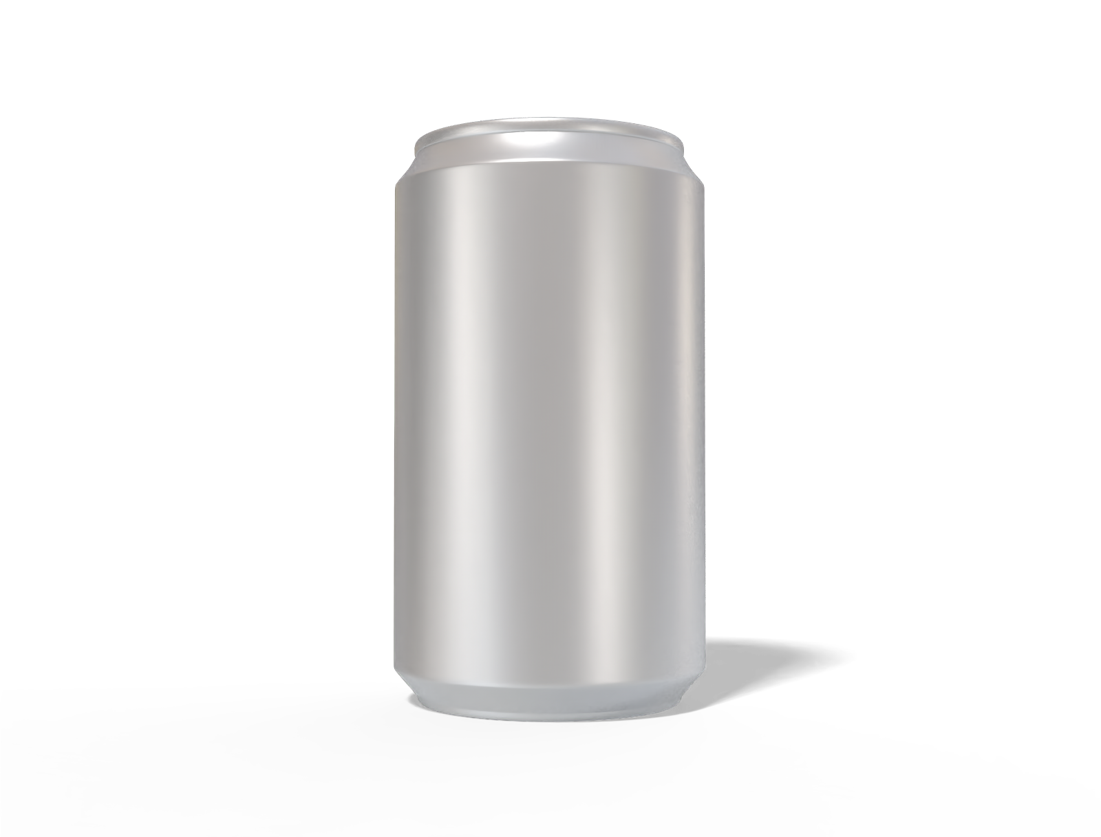 330 ml beer can — Matte metal
