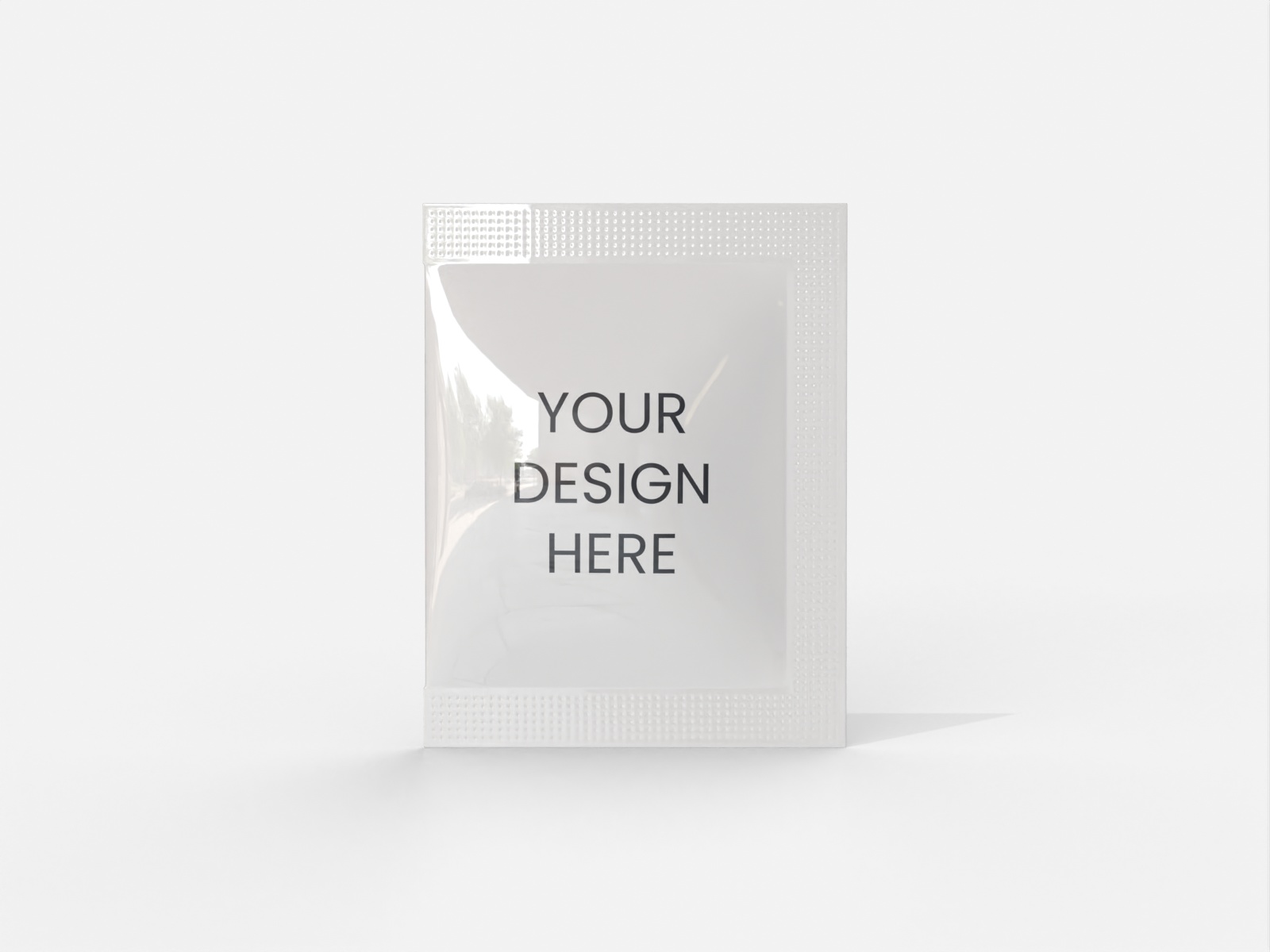 Sachet packaging — Glossy plastic