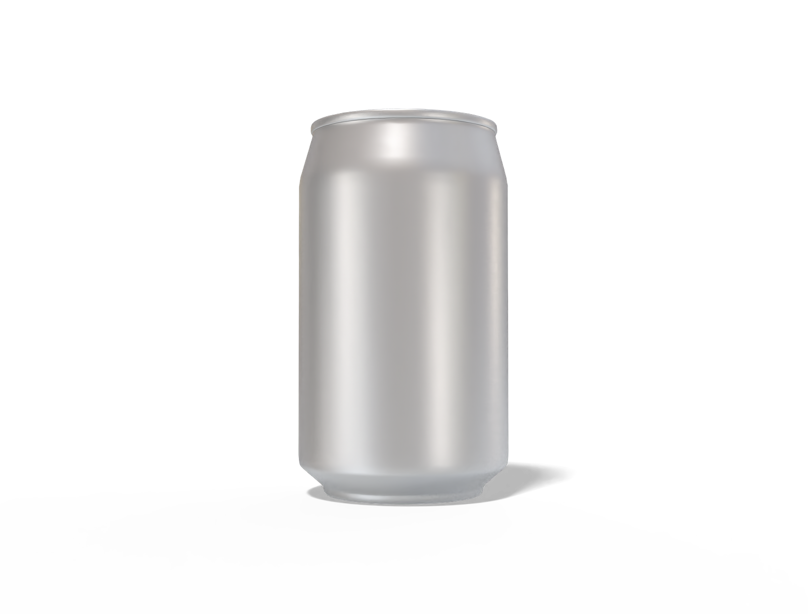 330 ml juice can — Matte metal
