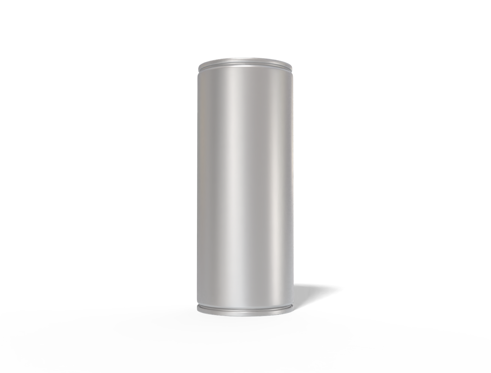 250 ml beer can — Matte metal