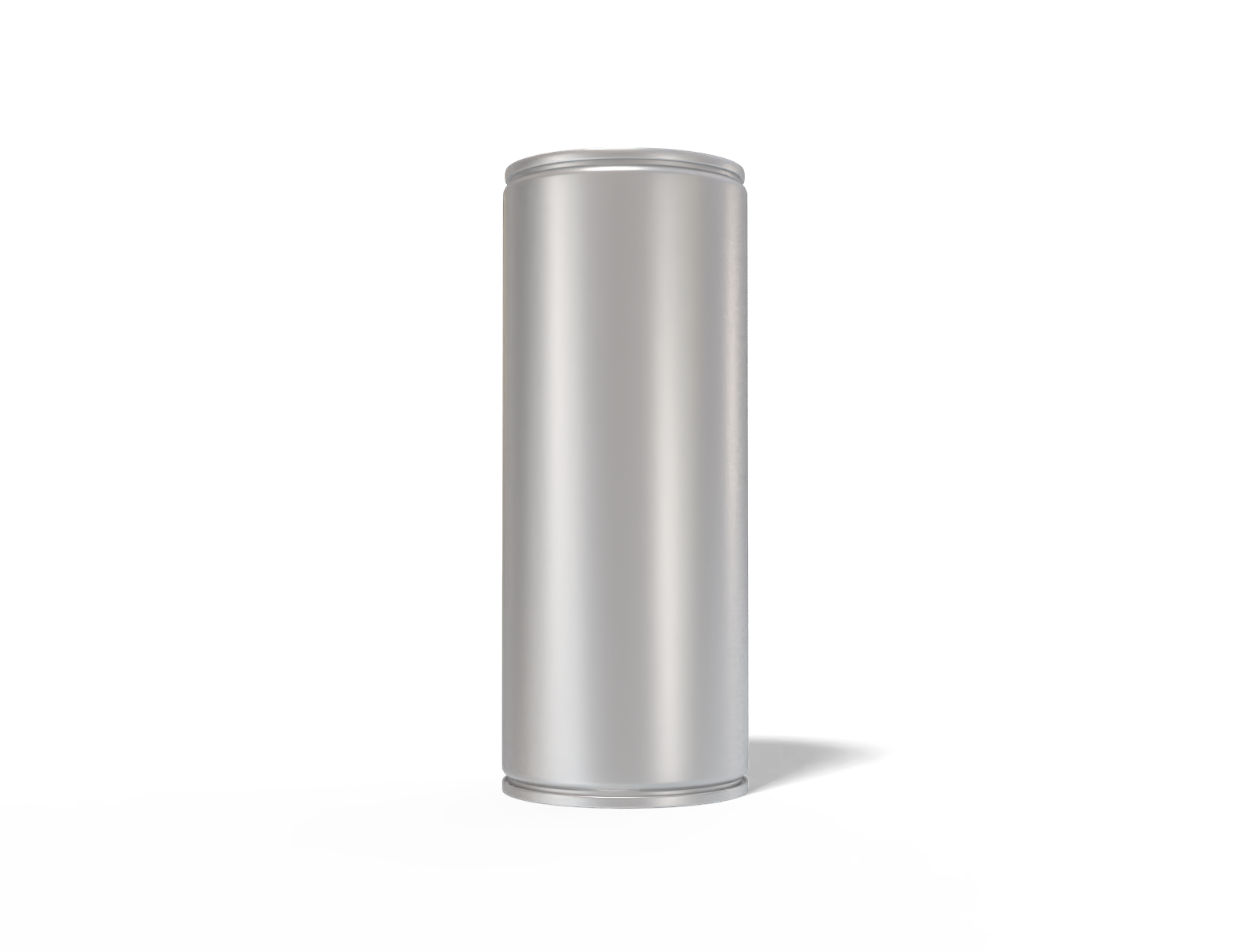 250 ml energy drink can — Matte metal