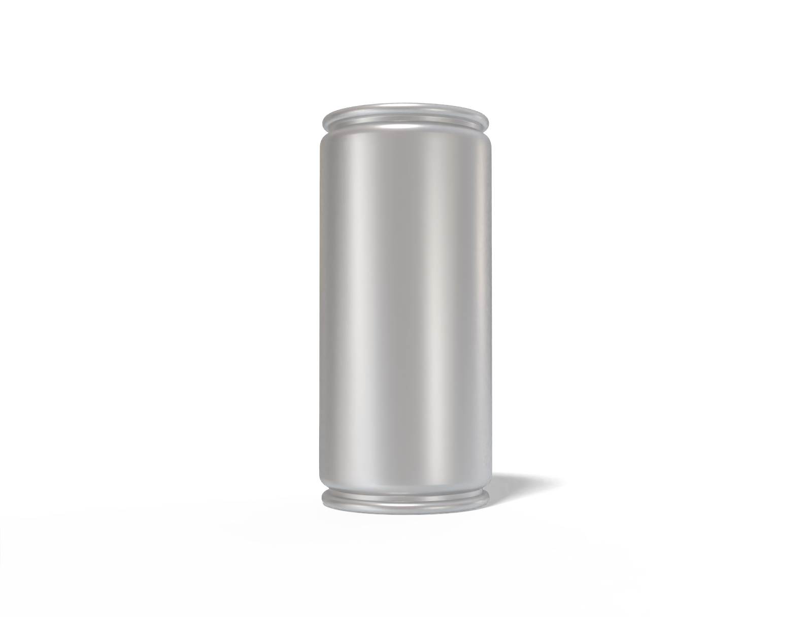 1000 ml aluminum energy drink can — Matte metal