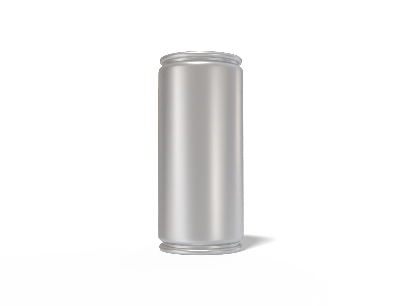 1000 ml aluminum juice can — Matte metal