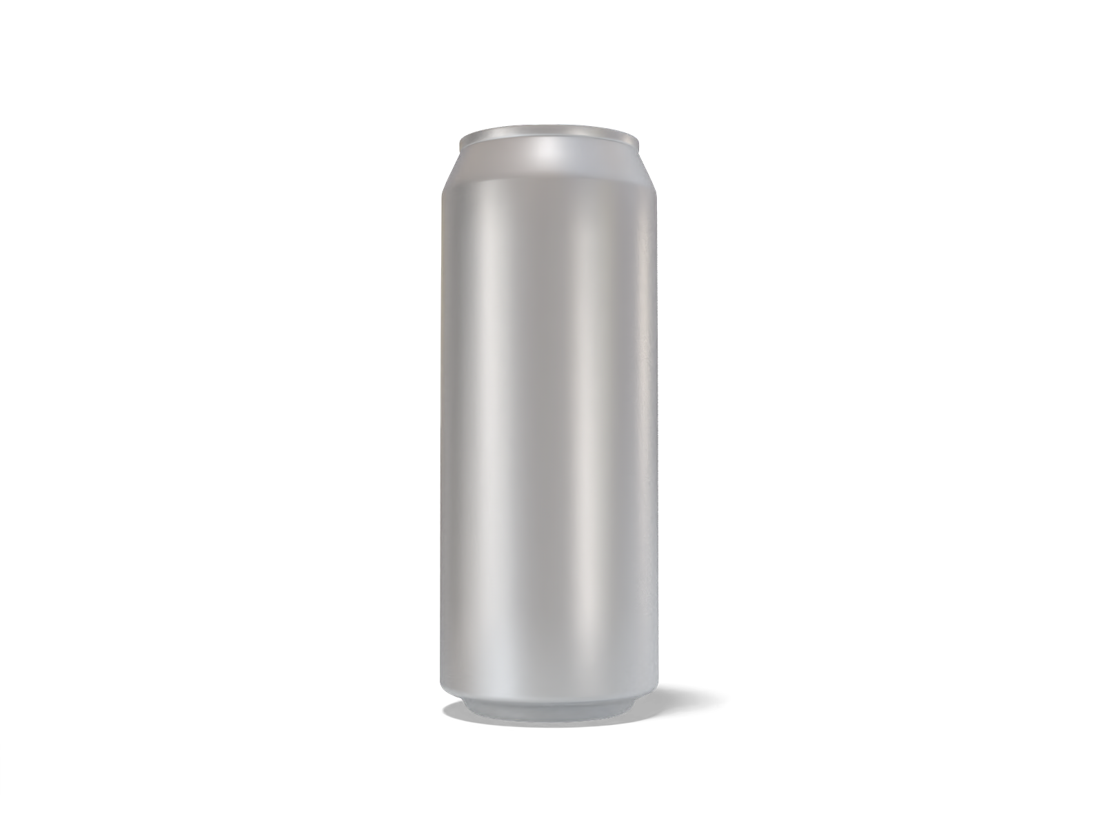 500 ml juice can — Matte metal