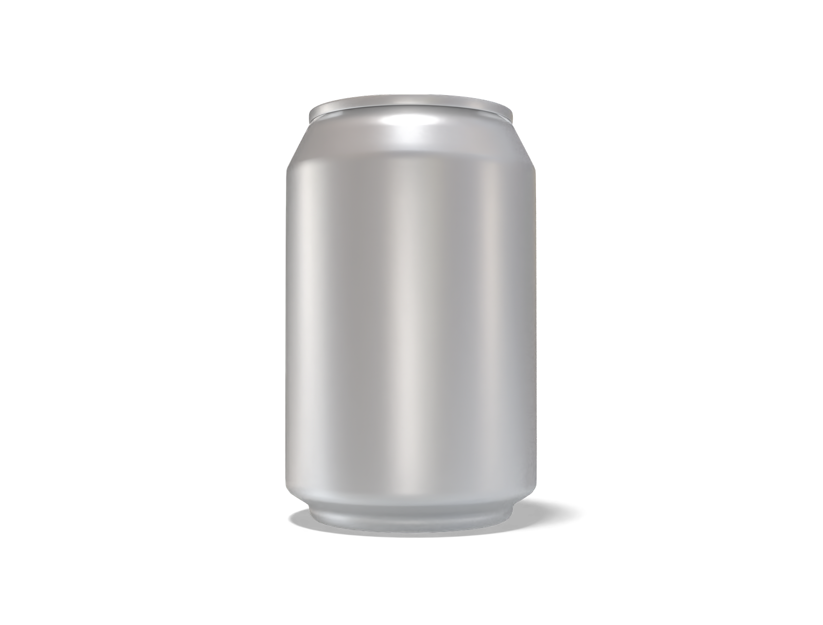 330 ml beer can — Matte metal
