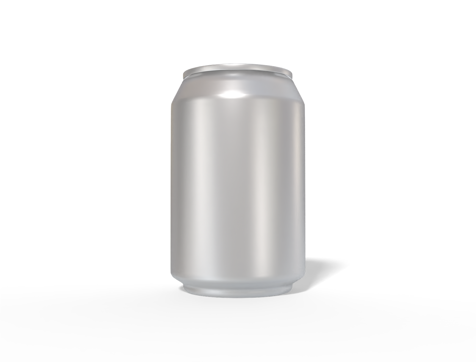 330 ml energy drink can — Matte metal