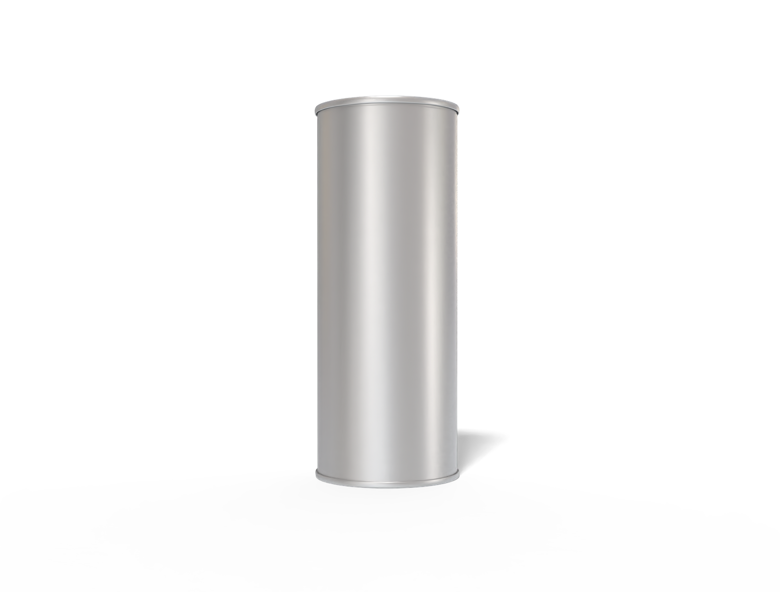500ml slim beer can — Matte metal