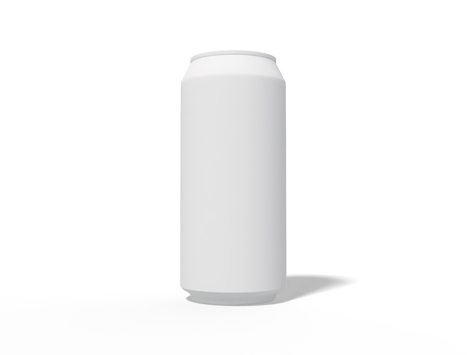 440 ml beer can — Matte metal