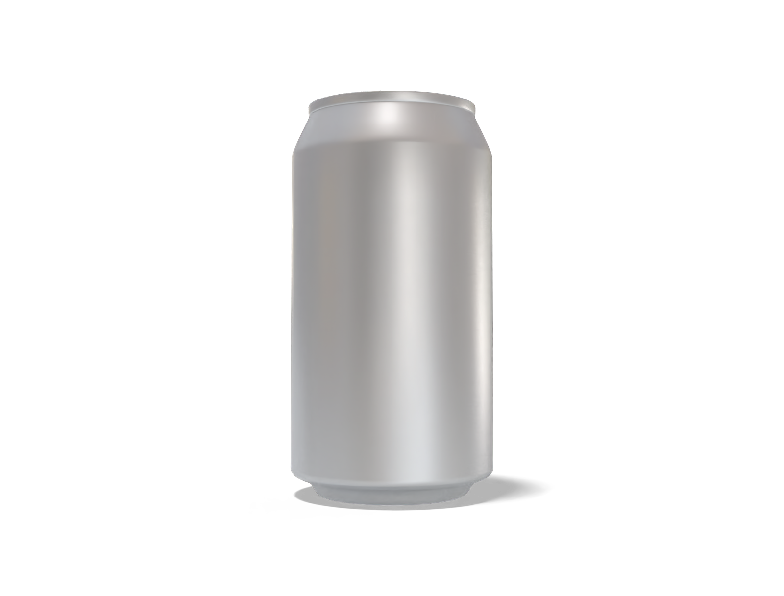 12 oz 355 ml energy drink can — Matte metal