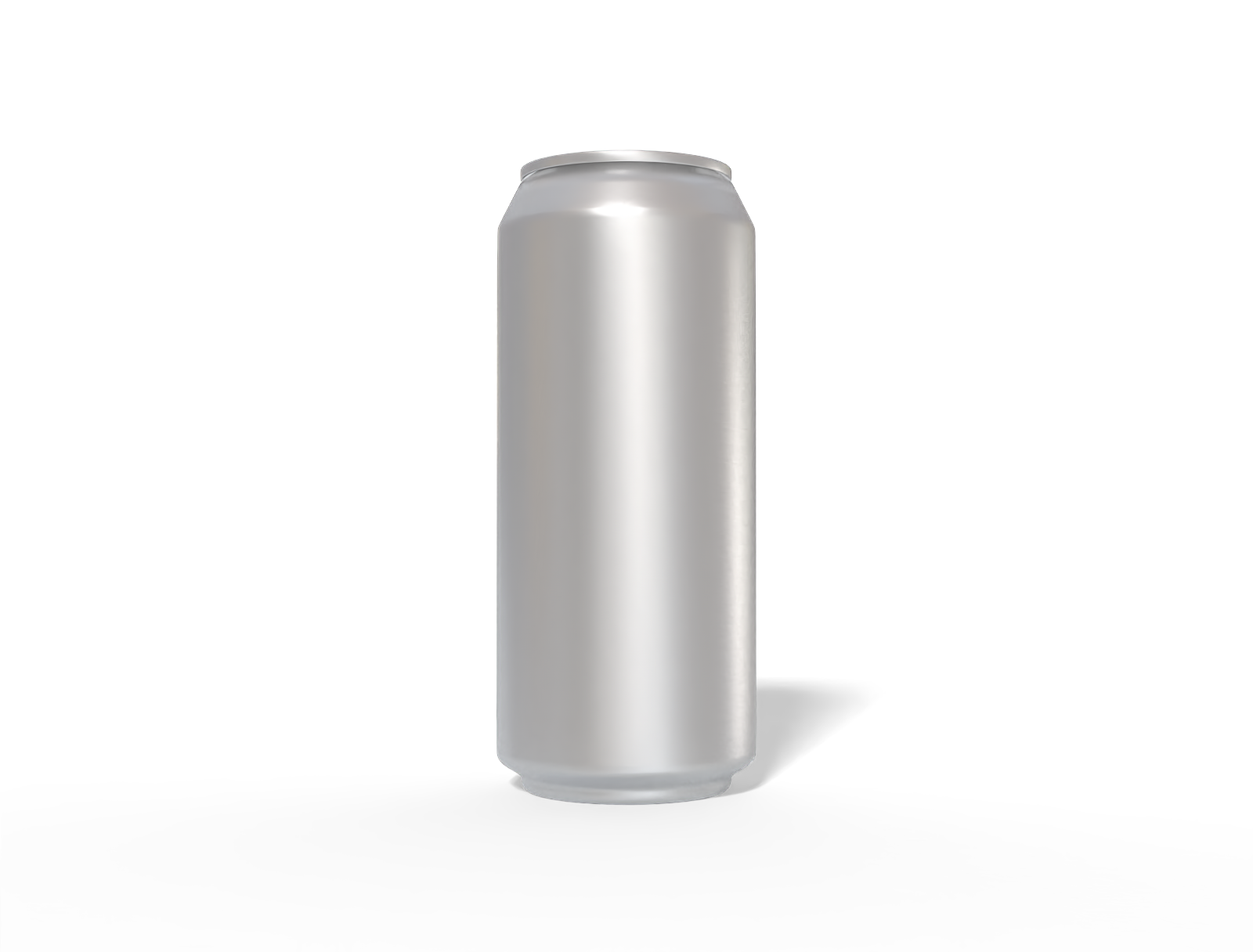 16 oz 473 ml energy drink can — Matte metal