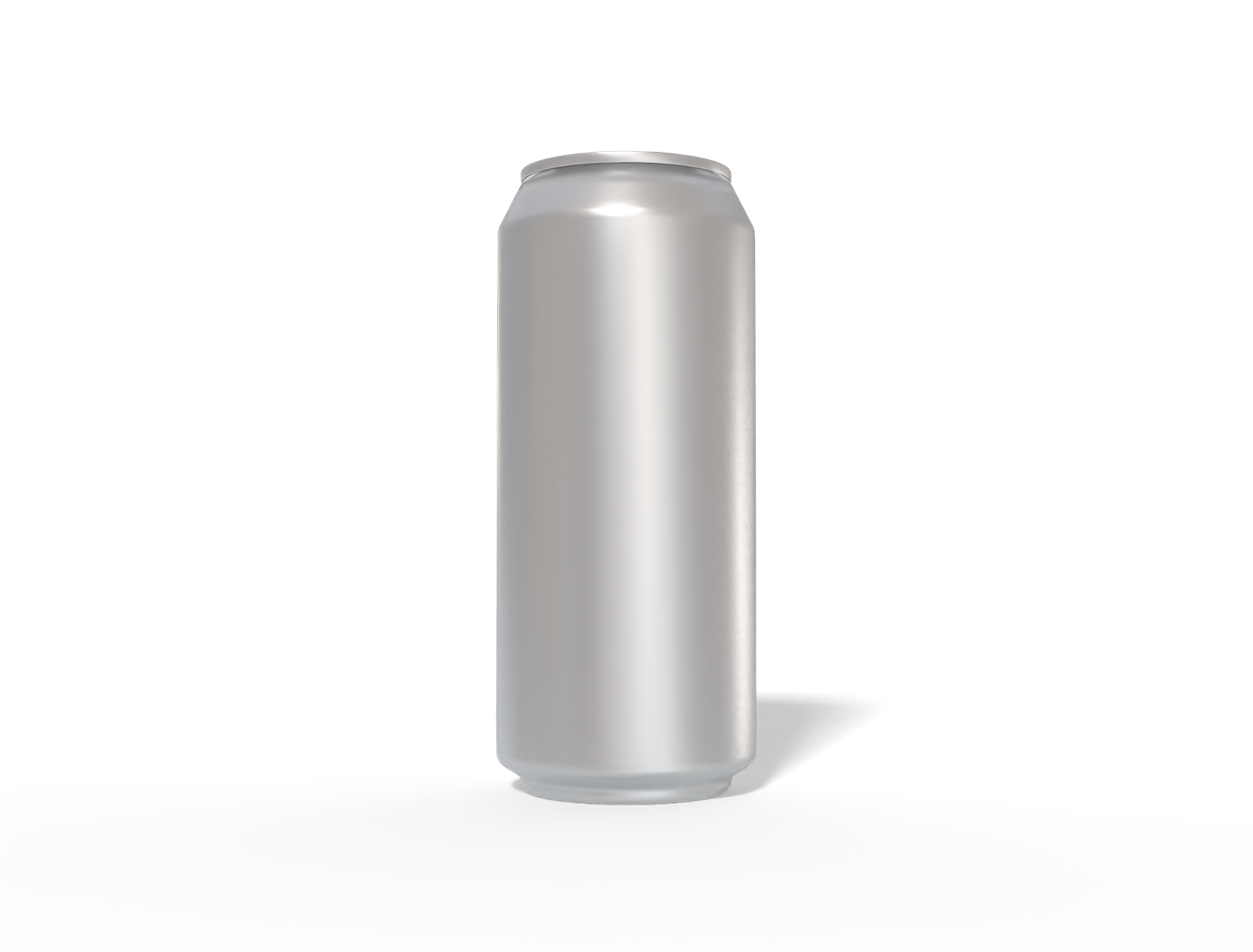 16 oz 473 ml juice can — Matte metal