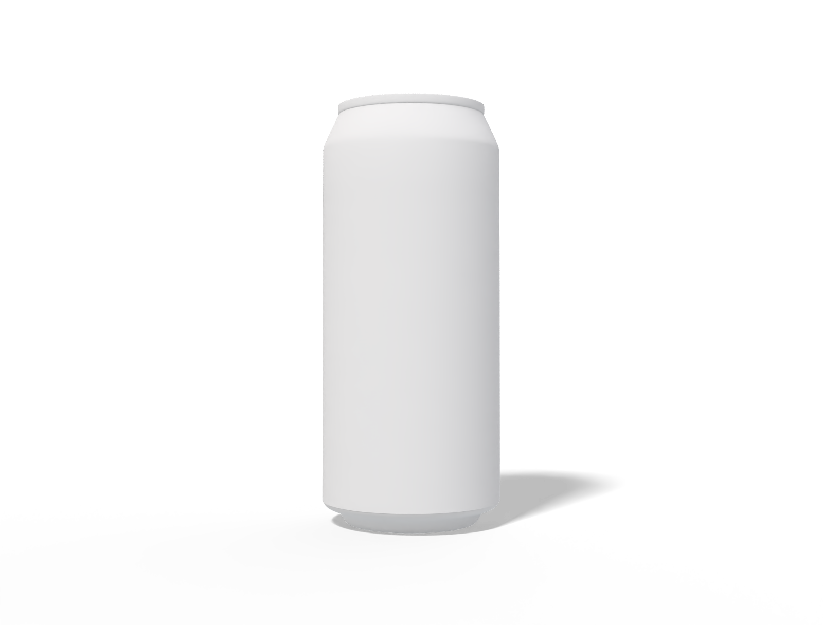440 ml beer can — Matte metal