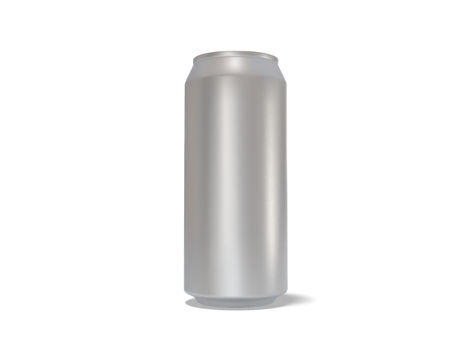 440 ml energy drink can — Matte metal
