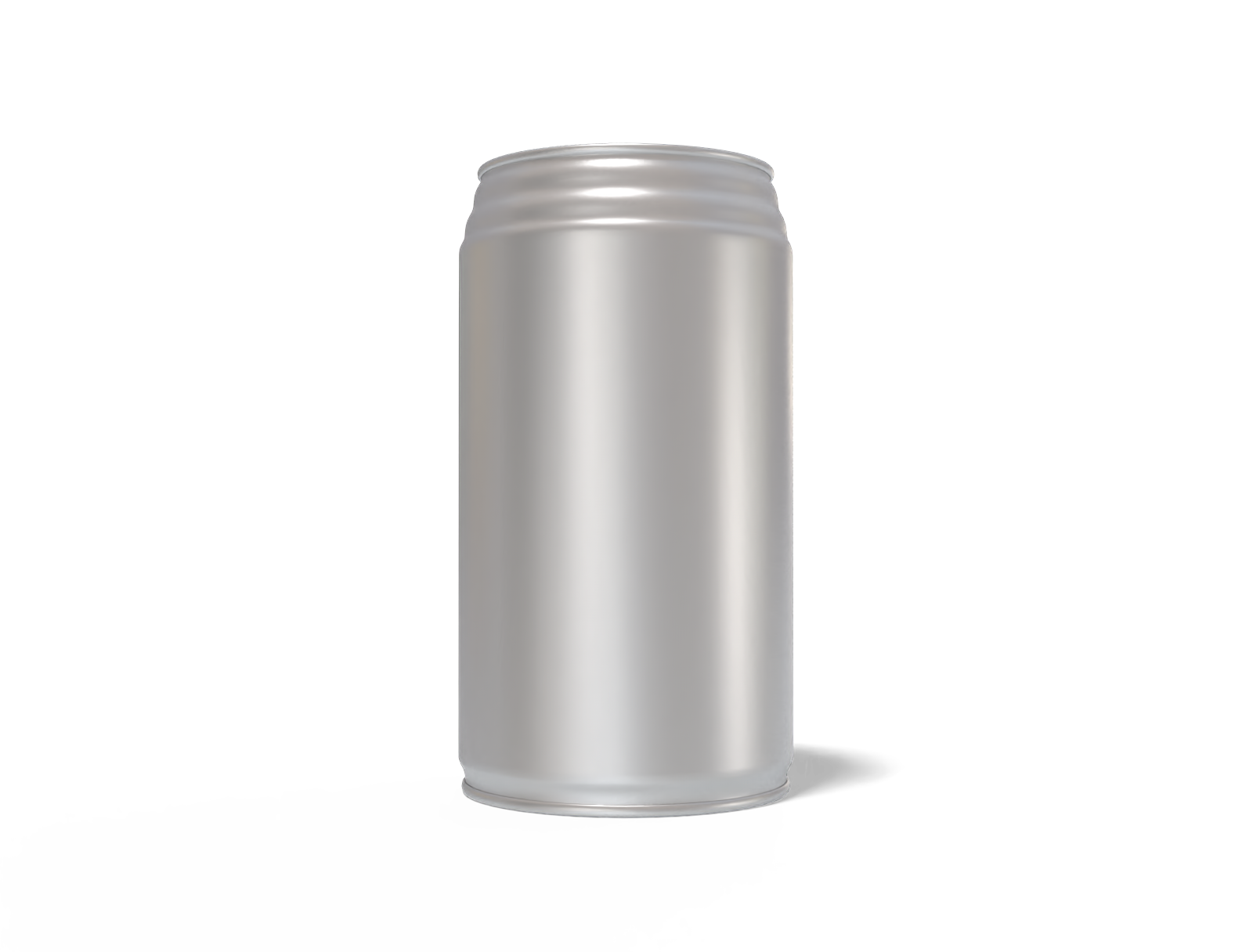330 ml beer can — Matte metal