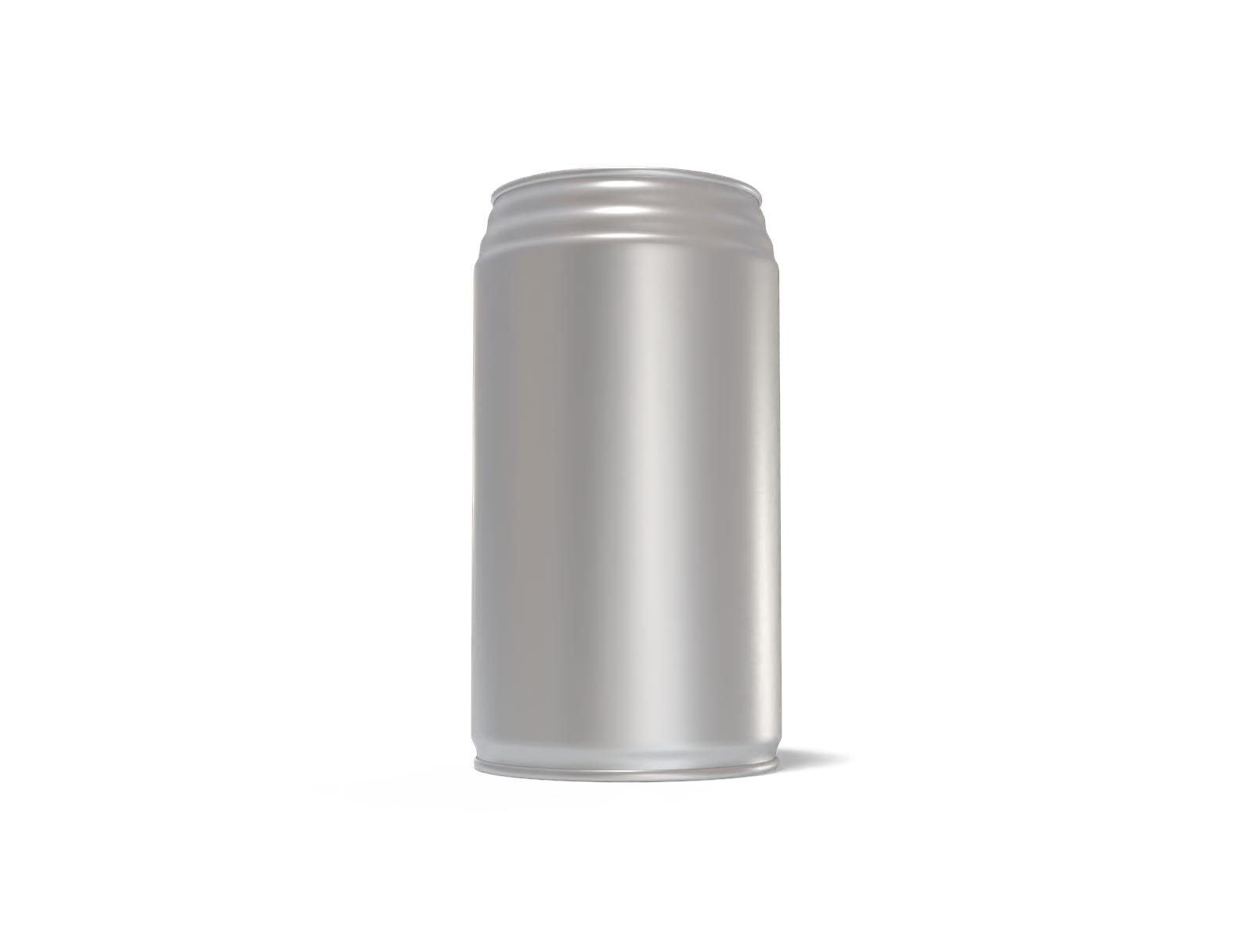 330 ml energy drink can — Matte metal