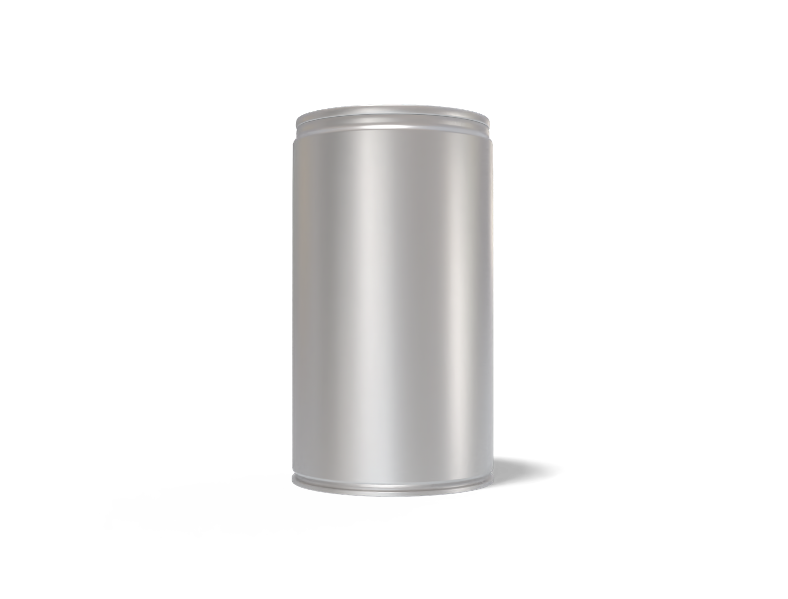 500 ml beer can — Matte metal