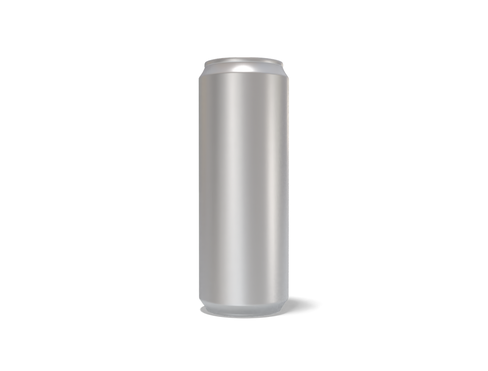 330 ml aluminum can — Matte metal