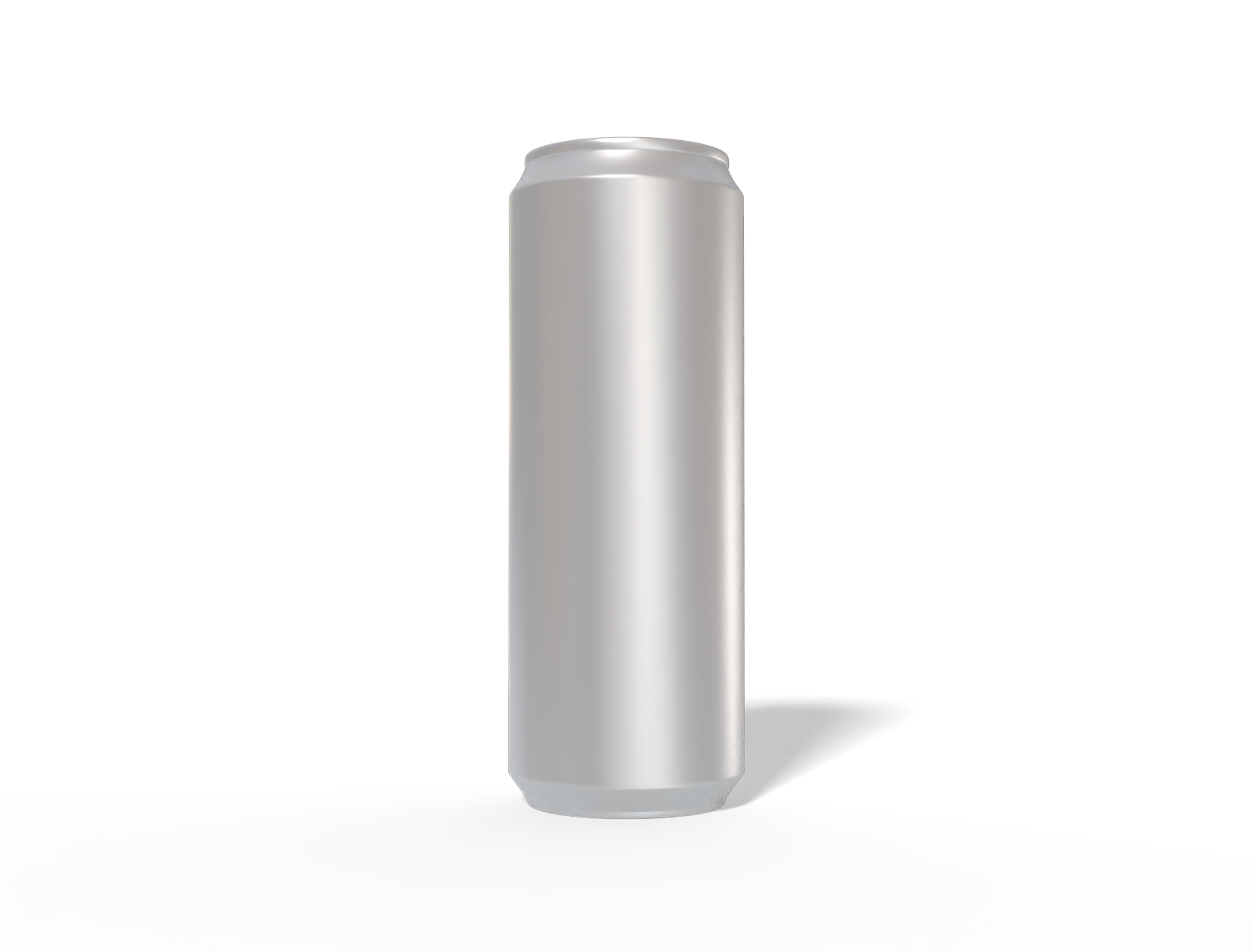 330 ml aluminum can — Matte metal