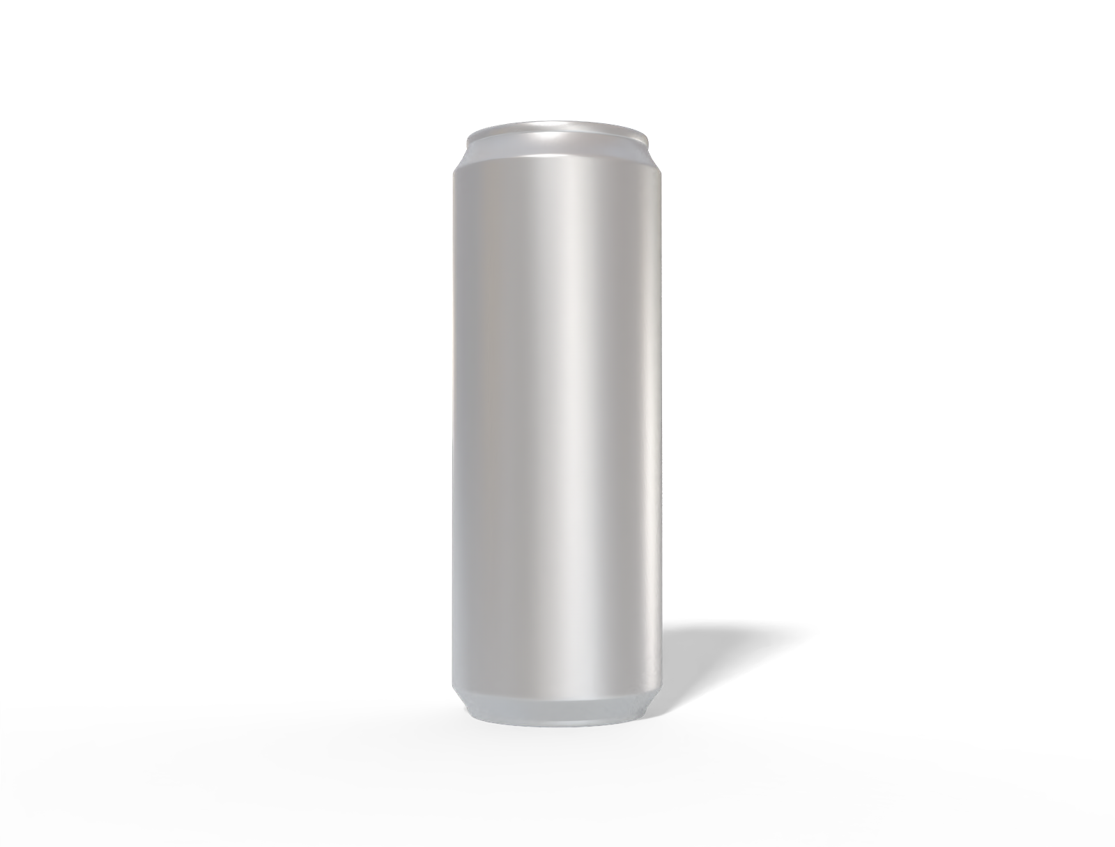 330 ml aluminum can — Matte metal