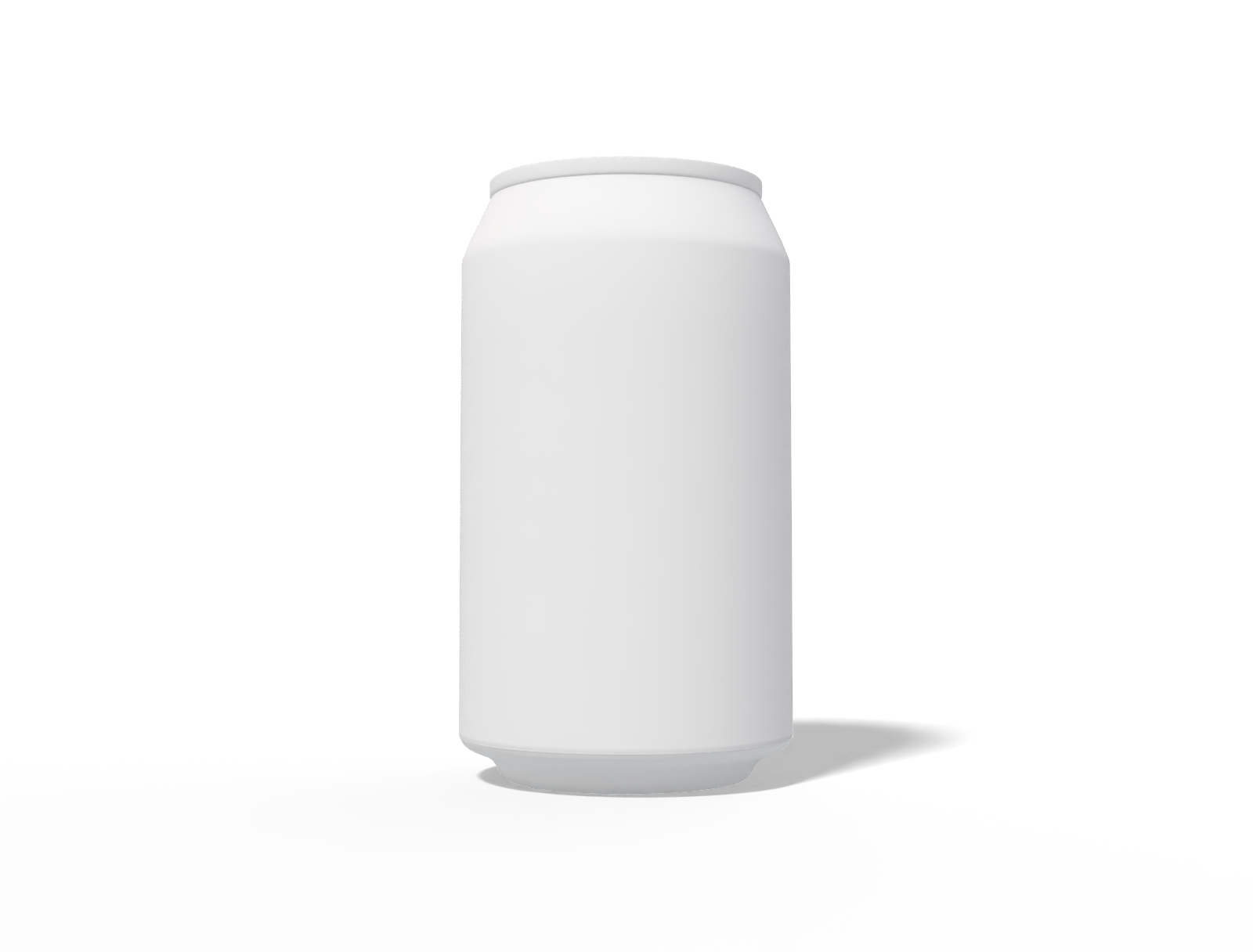 330 ml mini beer can — Matte metal