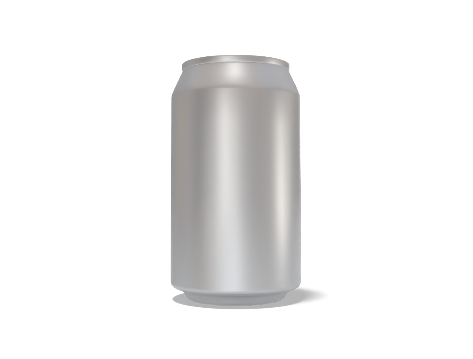 330 ml mini energy drink can — Matte metal