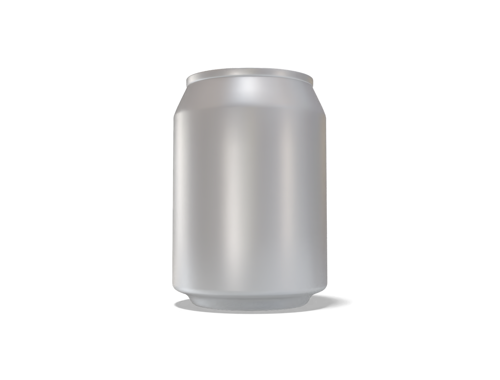 250 ml mini beer can — Matte metal