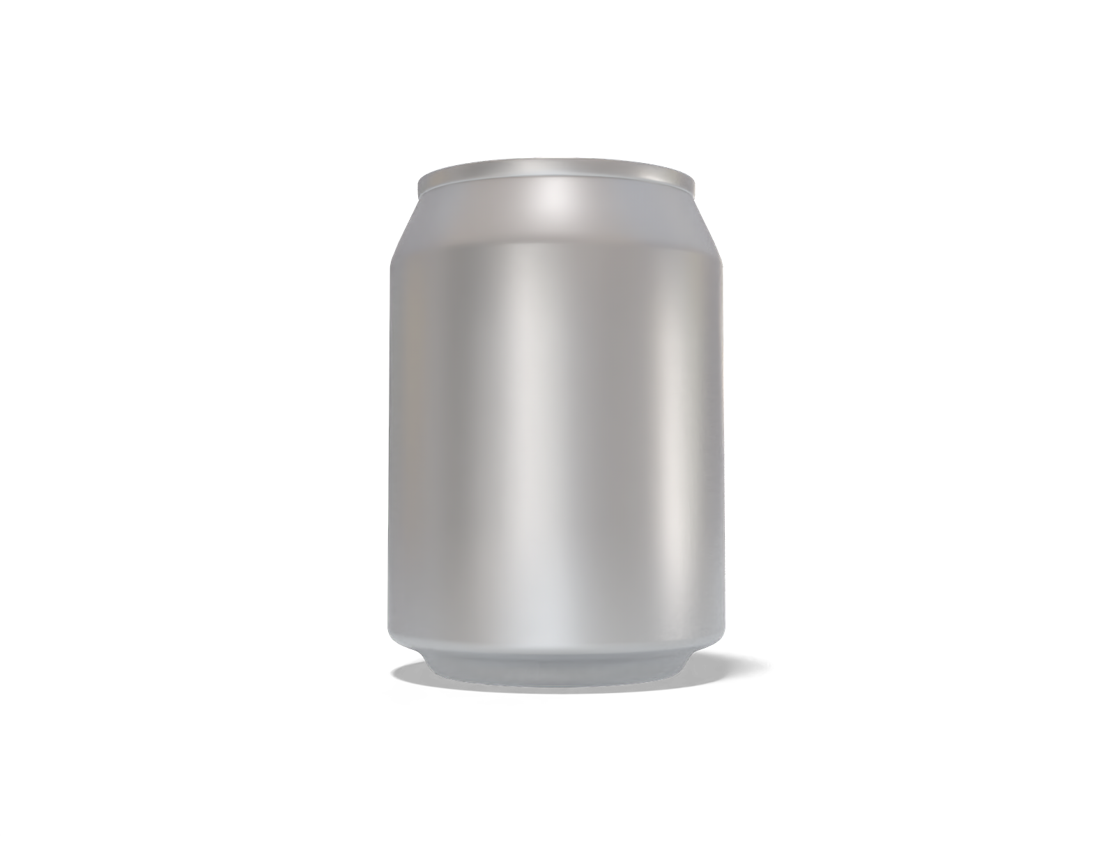 250 ml mini energy drink can — Matte metal