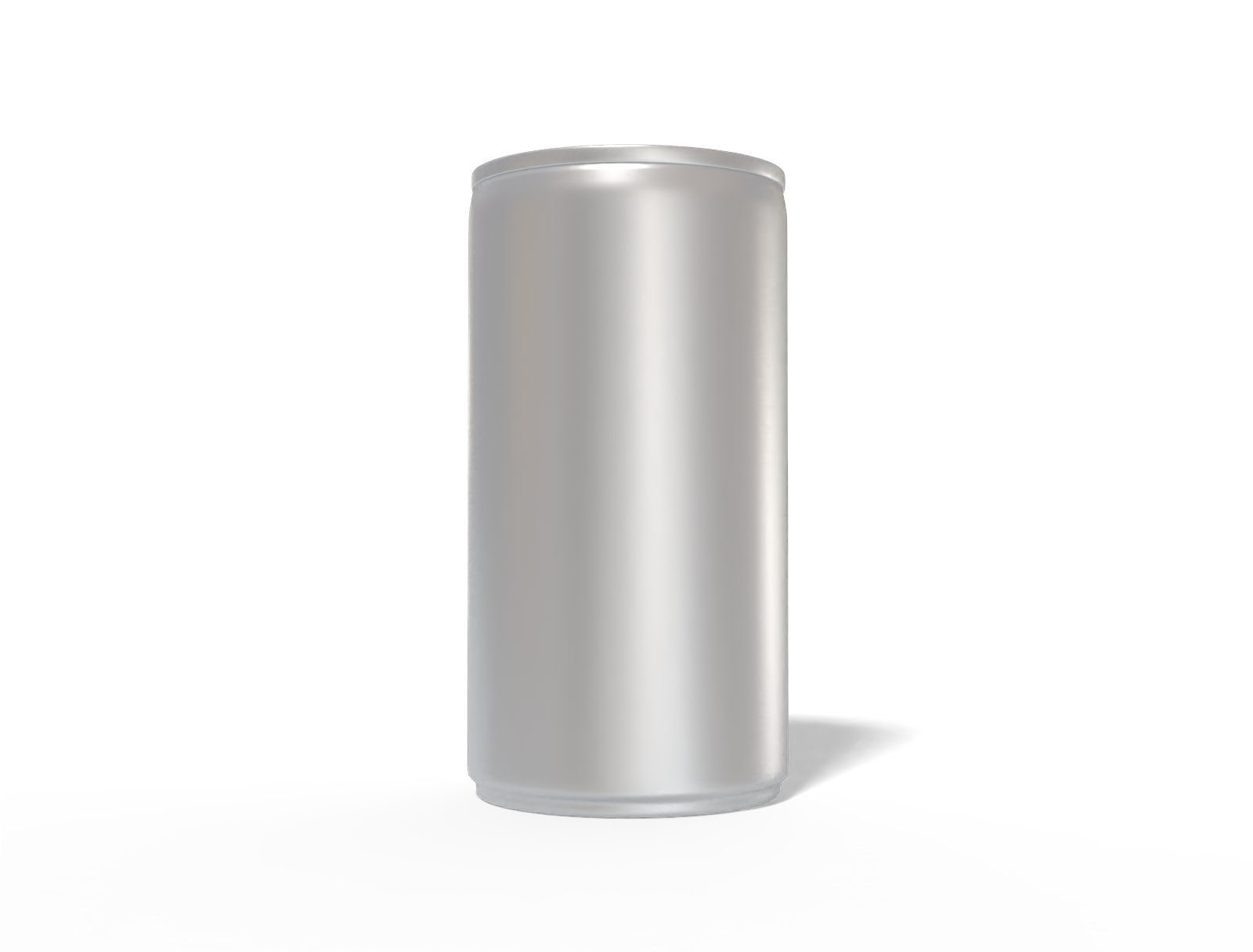 185 ml mini juice can — Matte metal