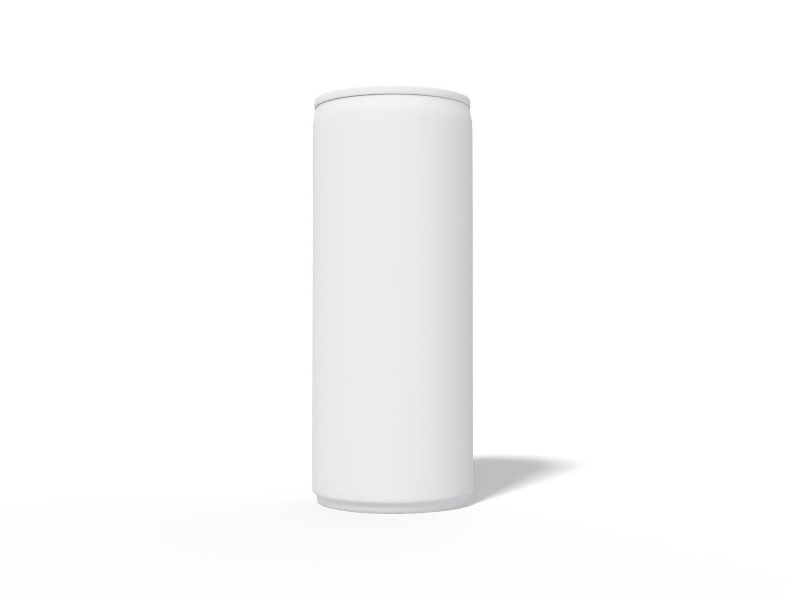250 ml mini beer can — Matte metal