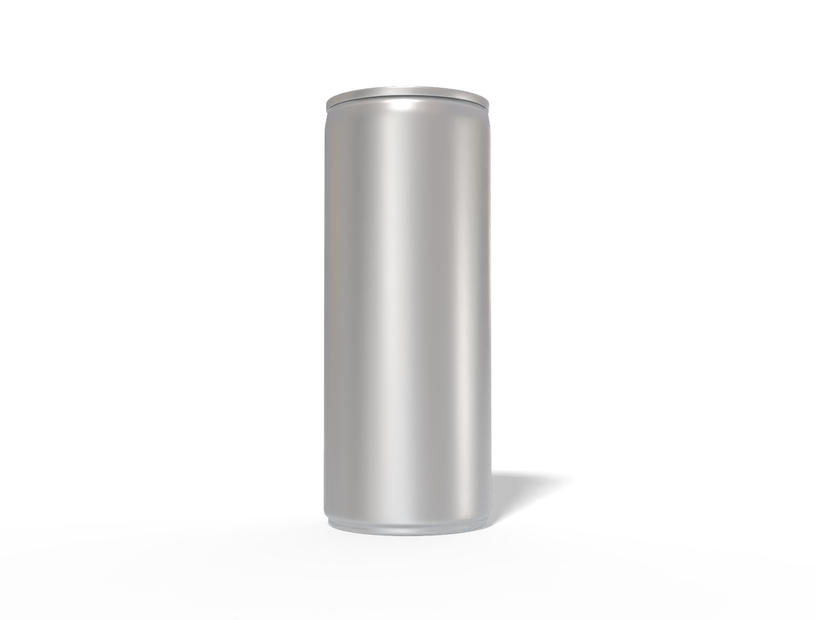 250 ml mini energy drink can — Matte metal
