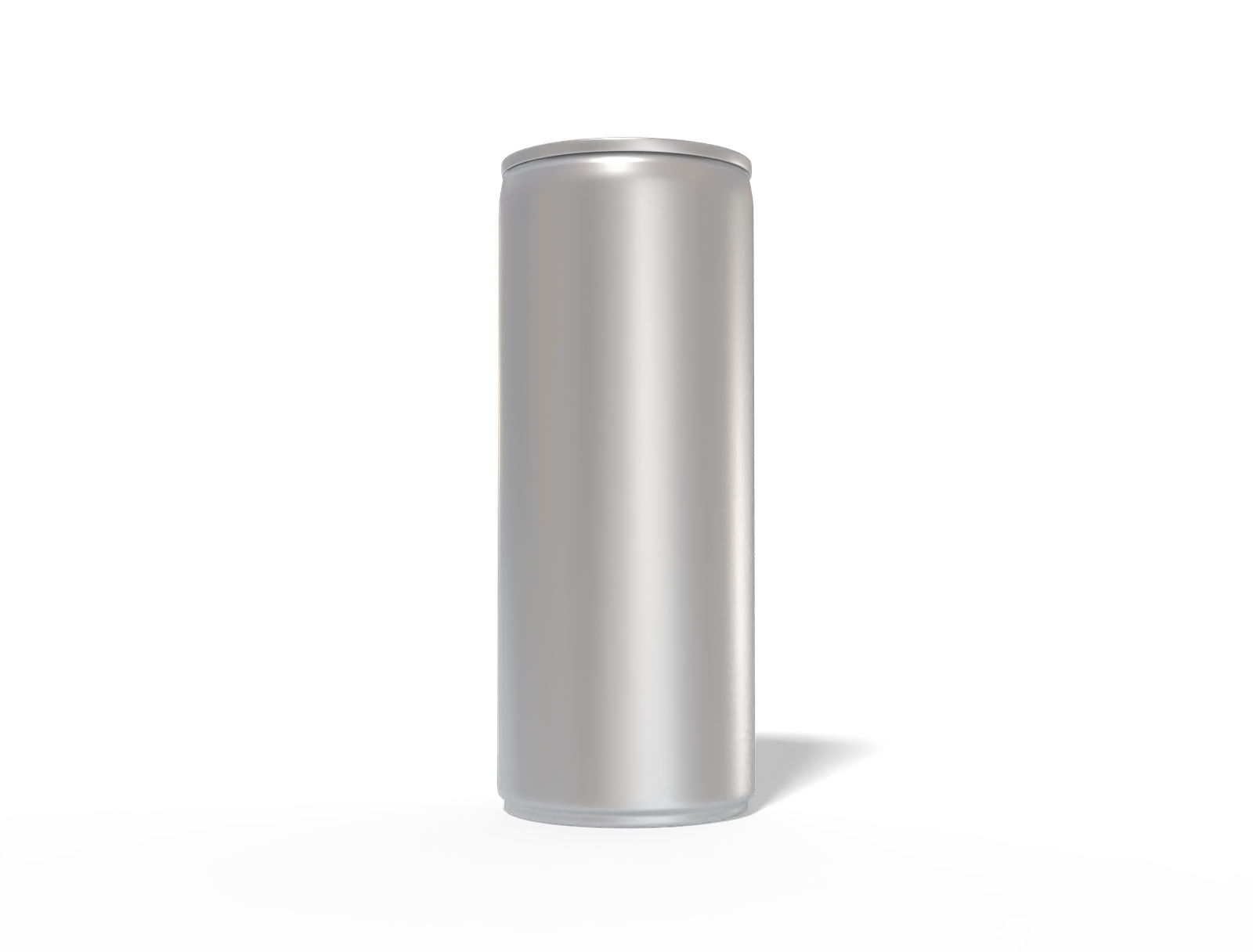 250 ml mini juice can — Matte metal
