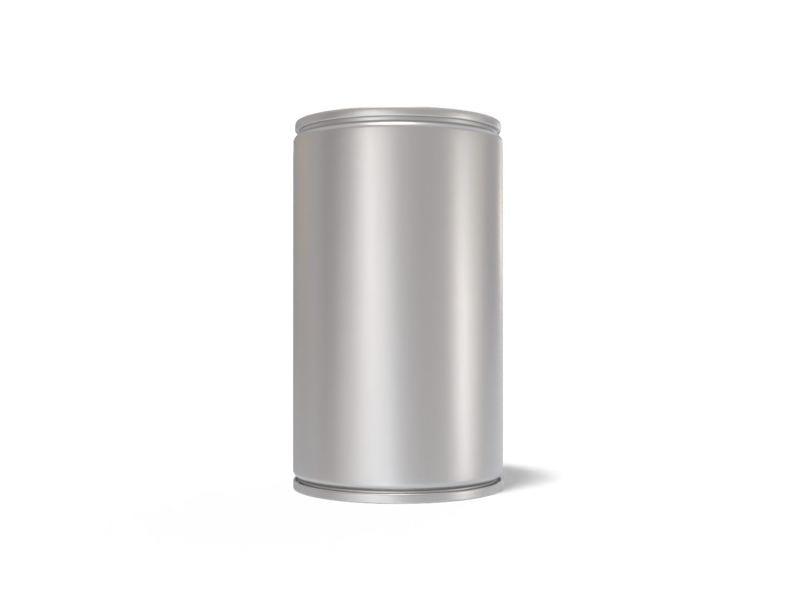 200 ml mini beer can — Matte metal