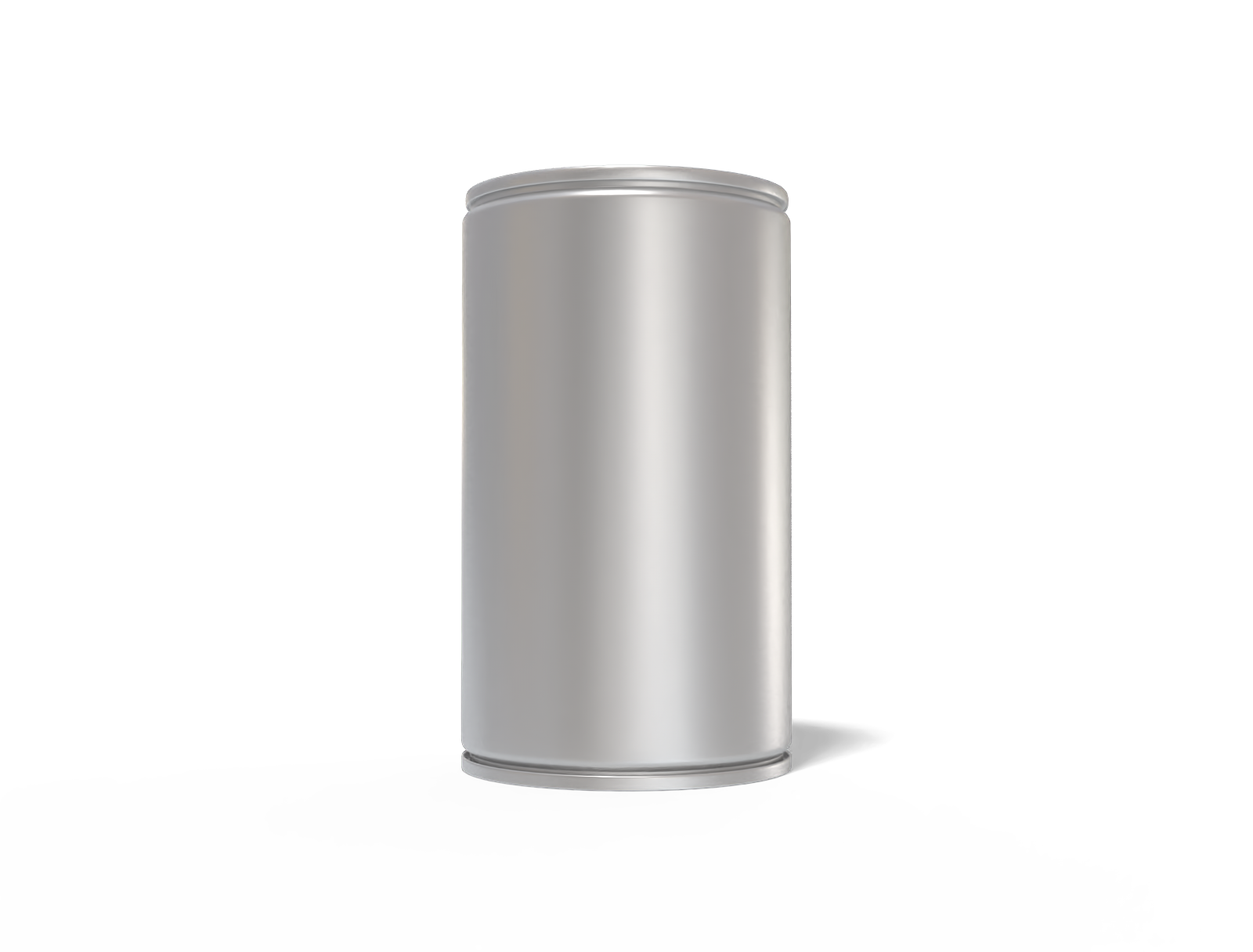 200 ml mini energy drink can — Matte metal