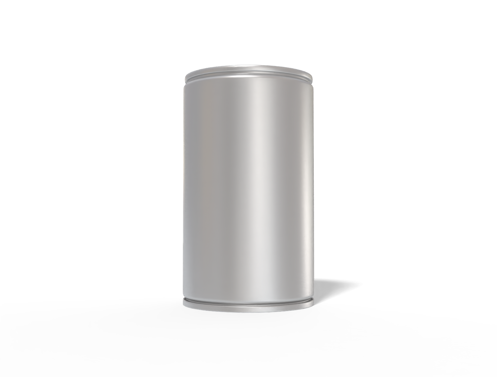 200 ml mini juice can — Matte metal