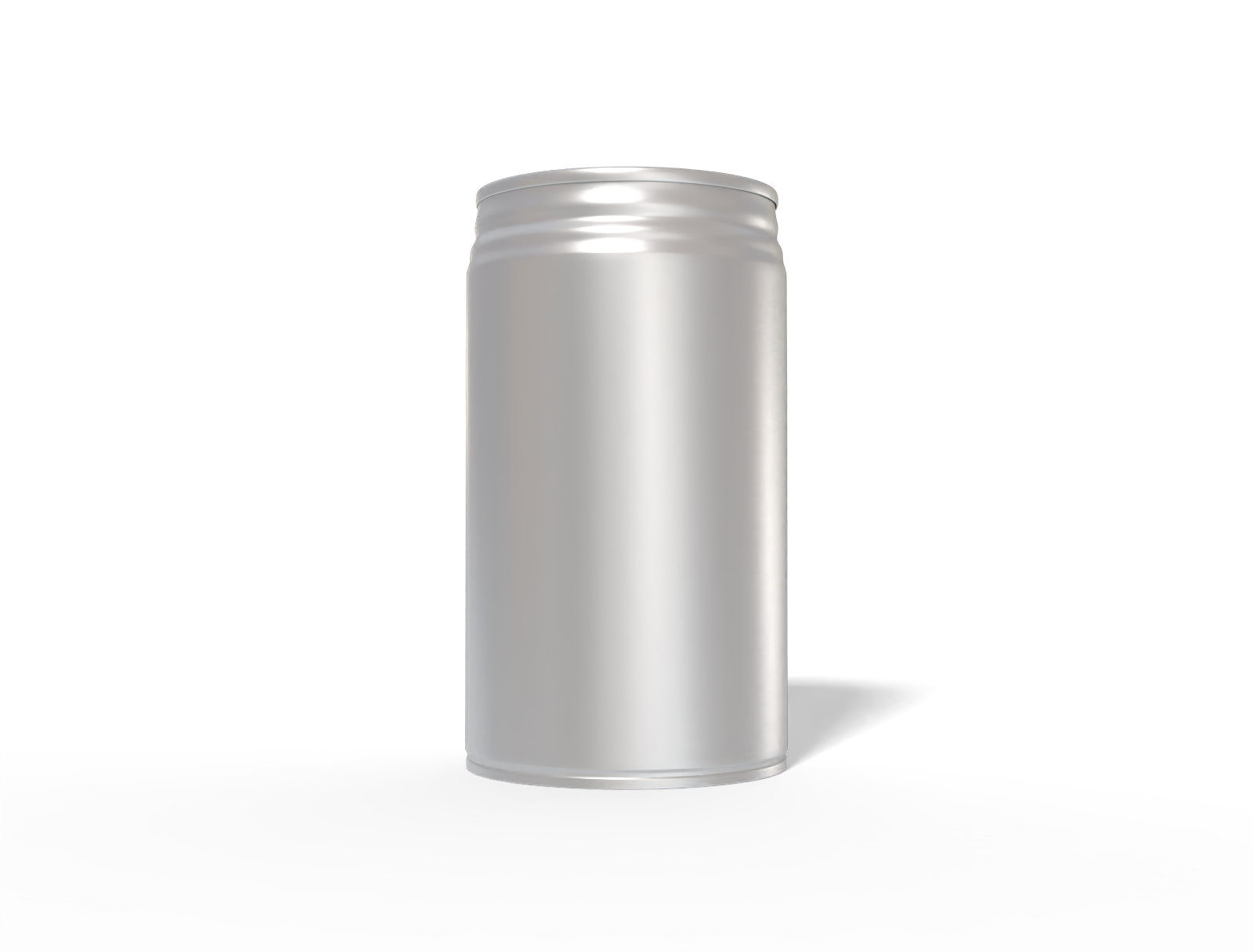 330 ml energy drink can — Matte metal