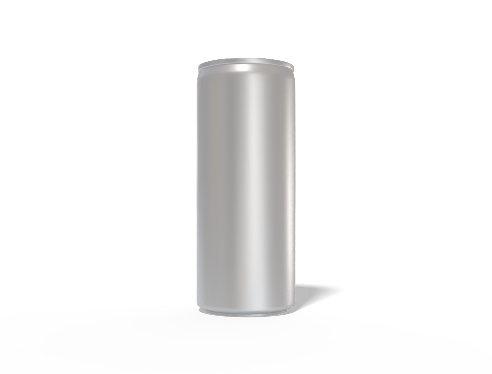 240 ml juice can — Matte metal