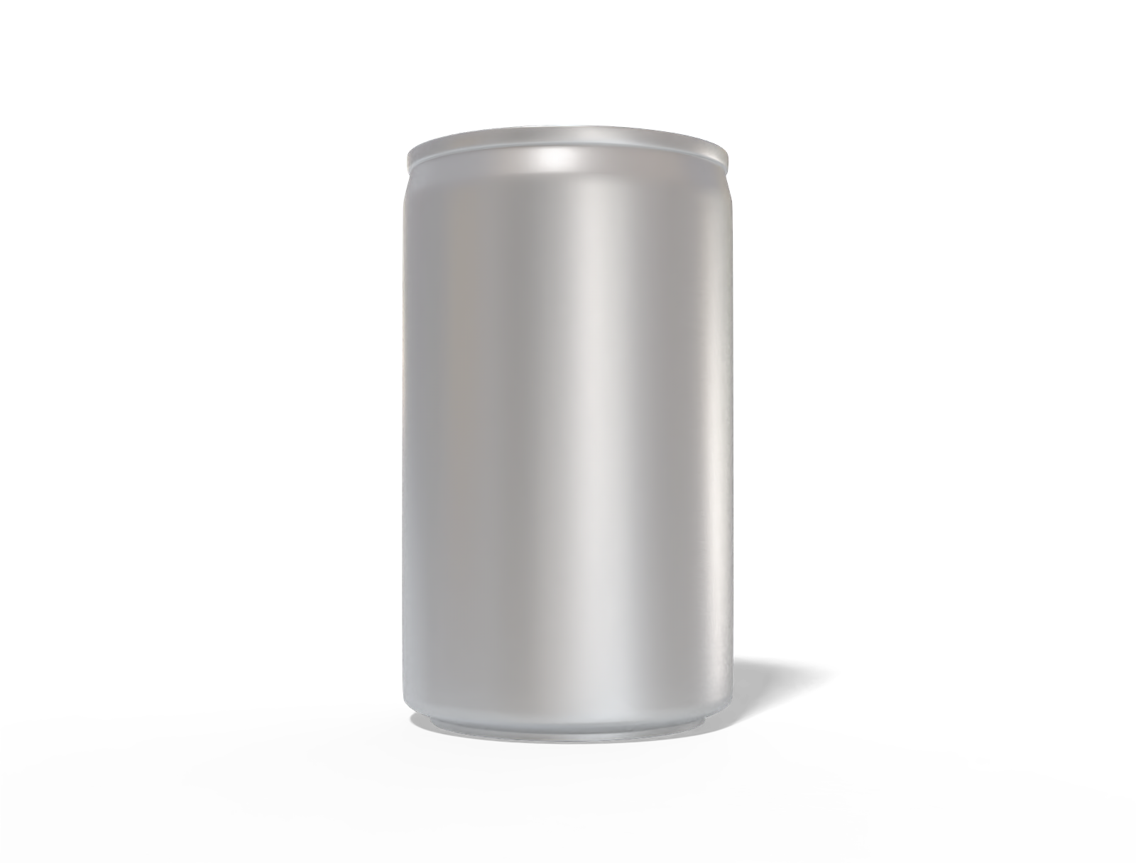 150 ml beer can — Matte metal