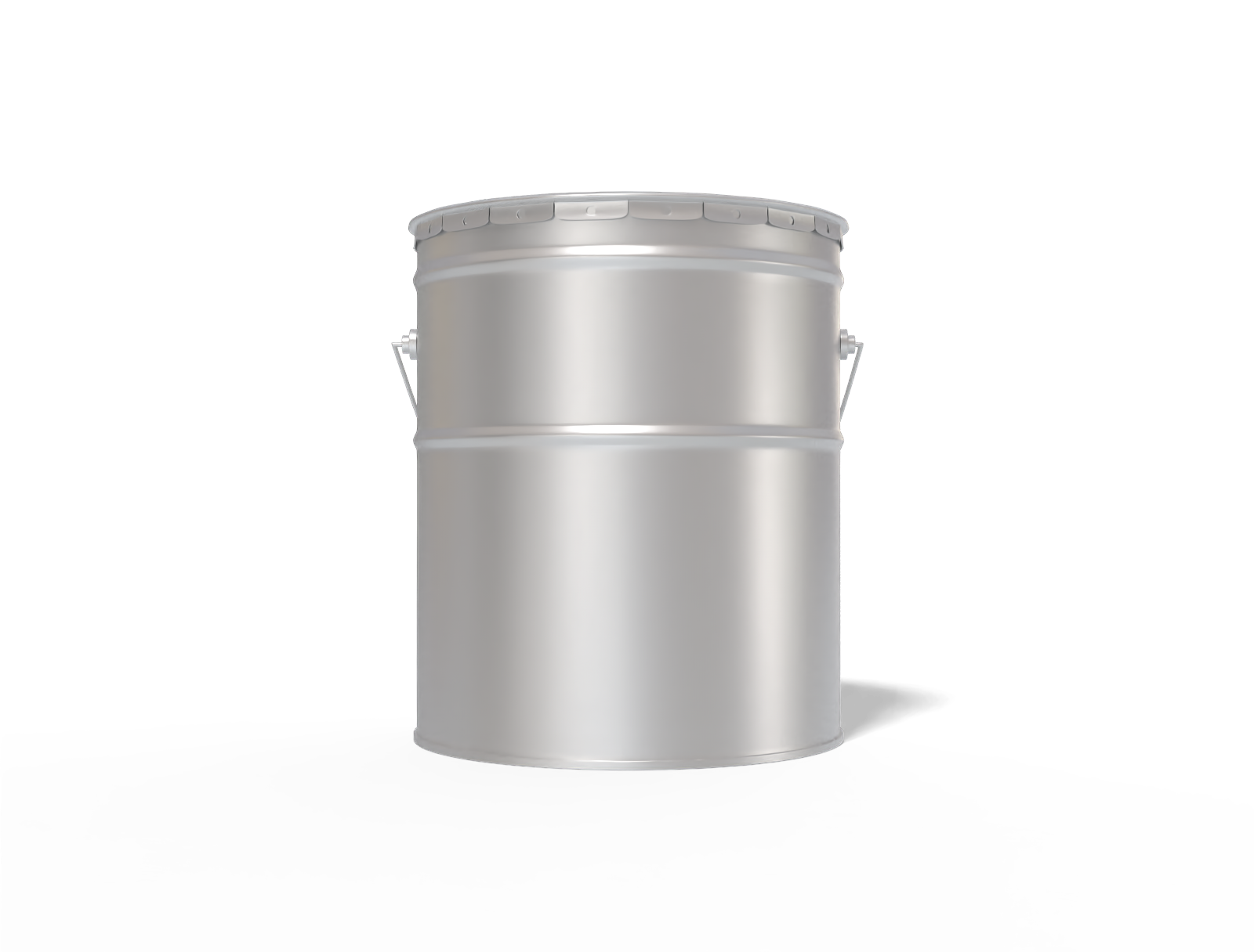 Metal paint bucket — Matte metal